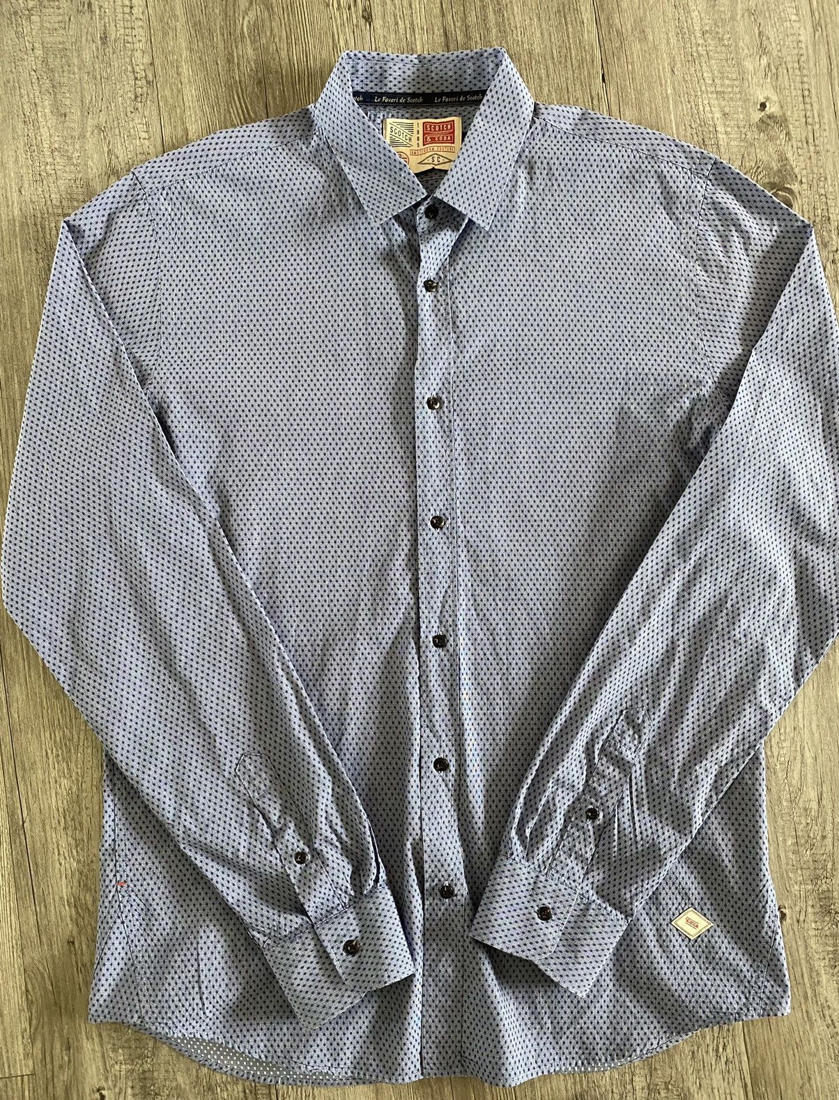 Scotch & Soda Scotch and Soda patterned button up Size US L / EU 52-54 / 3 - 1 Thumbnail