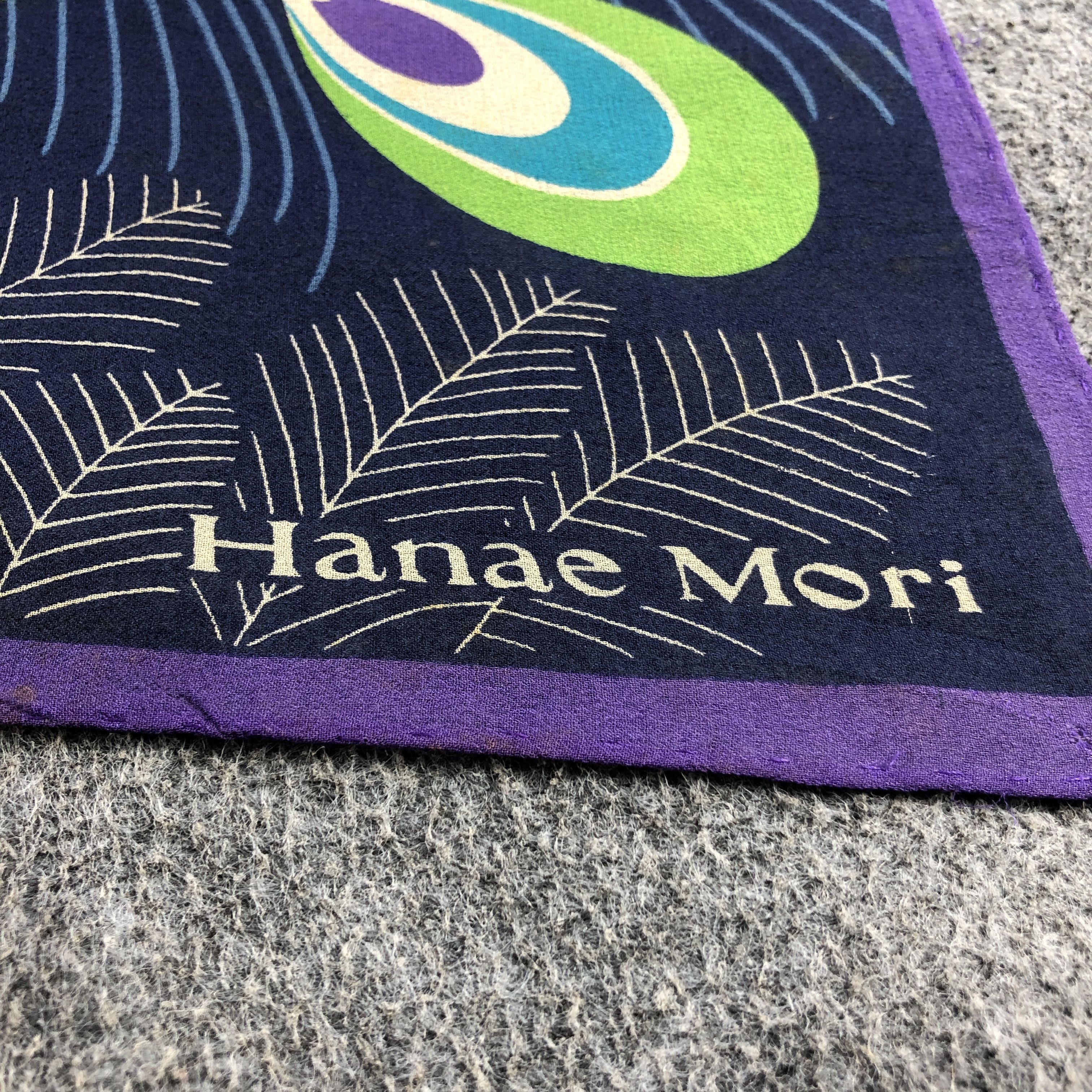 Hanae Mori Vintage Hanae Mori Luxury Silk Scarf M1187 Size ONE SIZE - 4 Thumbnail