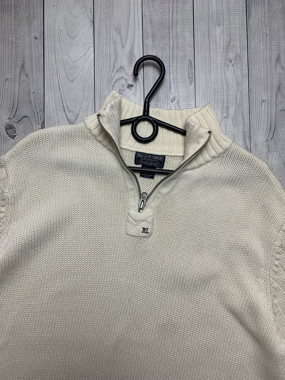 Vintage Vintage Polo Ralph Lauren sweater size XL logo knitted Size US XL / EU 56 / 4 - 2 Thumbnail