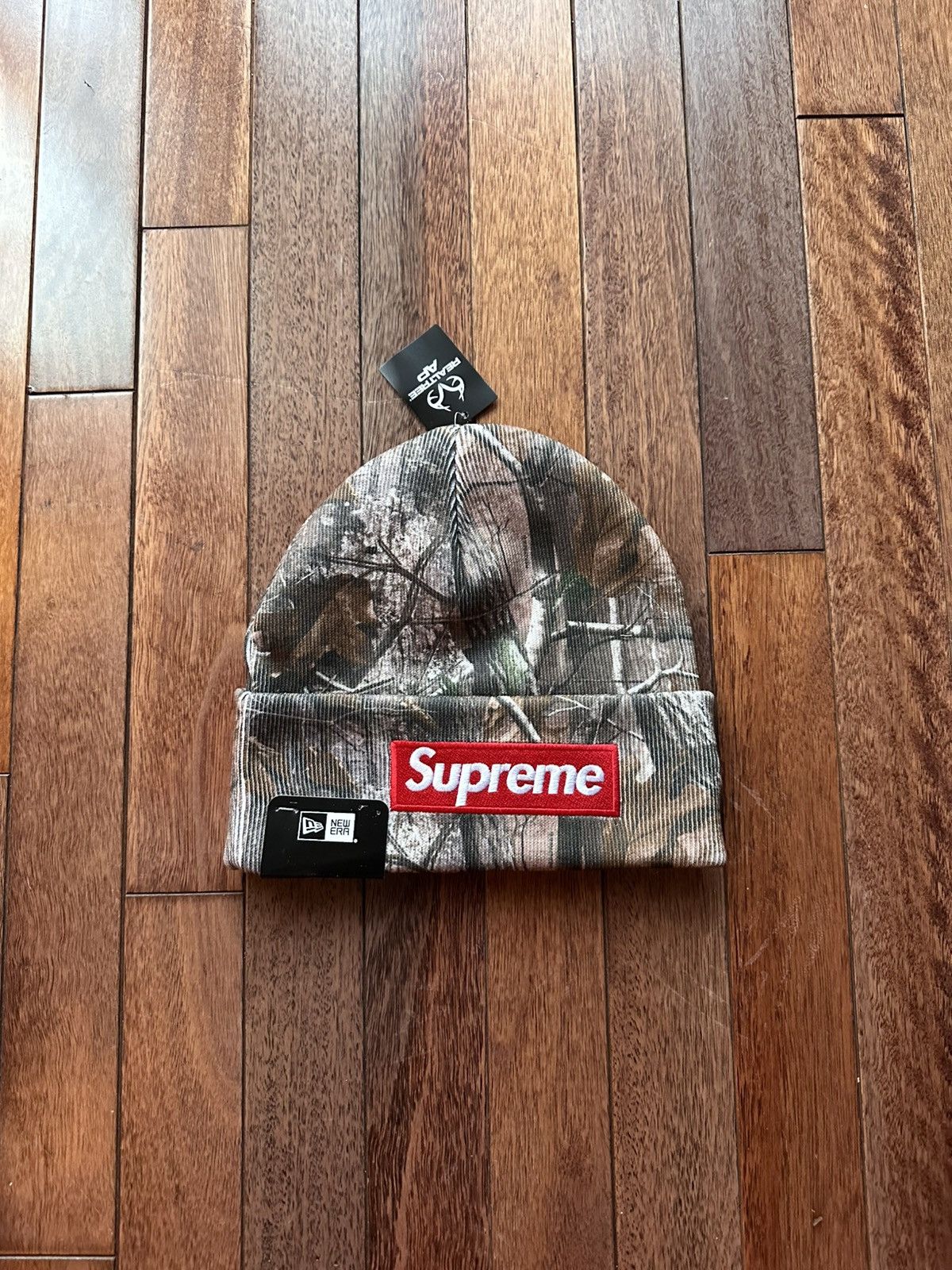Supreme Supreme Box Logo Beanie Real Tree 2025 | Grailed