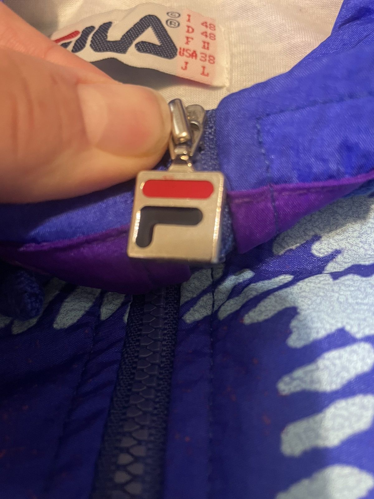 Fila Vintage Fila Windbreaker Size US L / EU 52-54 / 3 - 3 Thumbnail