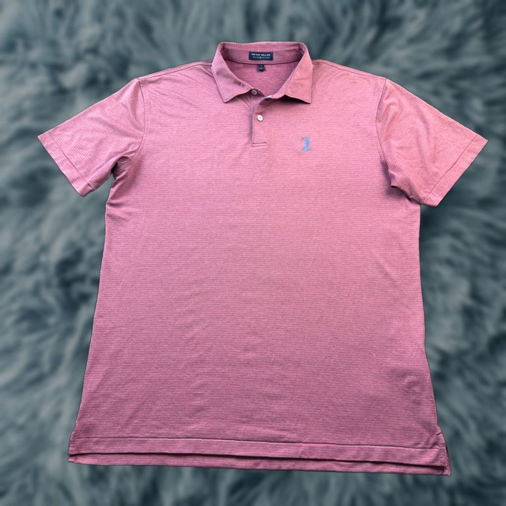Peter Millar Peter Millar Polo Shirt Mens Large Red Performance Crown Crafted Size US L / EU 52-54 / 3 - 1 Thumbnail