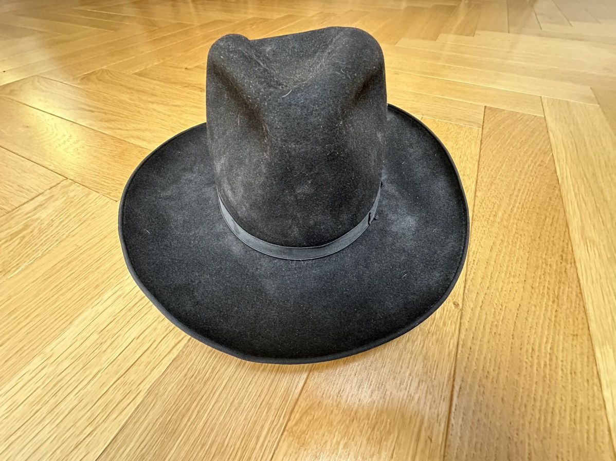 Borsalino Vintage Borsalino Fedora Felt Fur hat Size ONE SIZE - 5 Thumbnail
