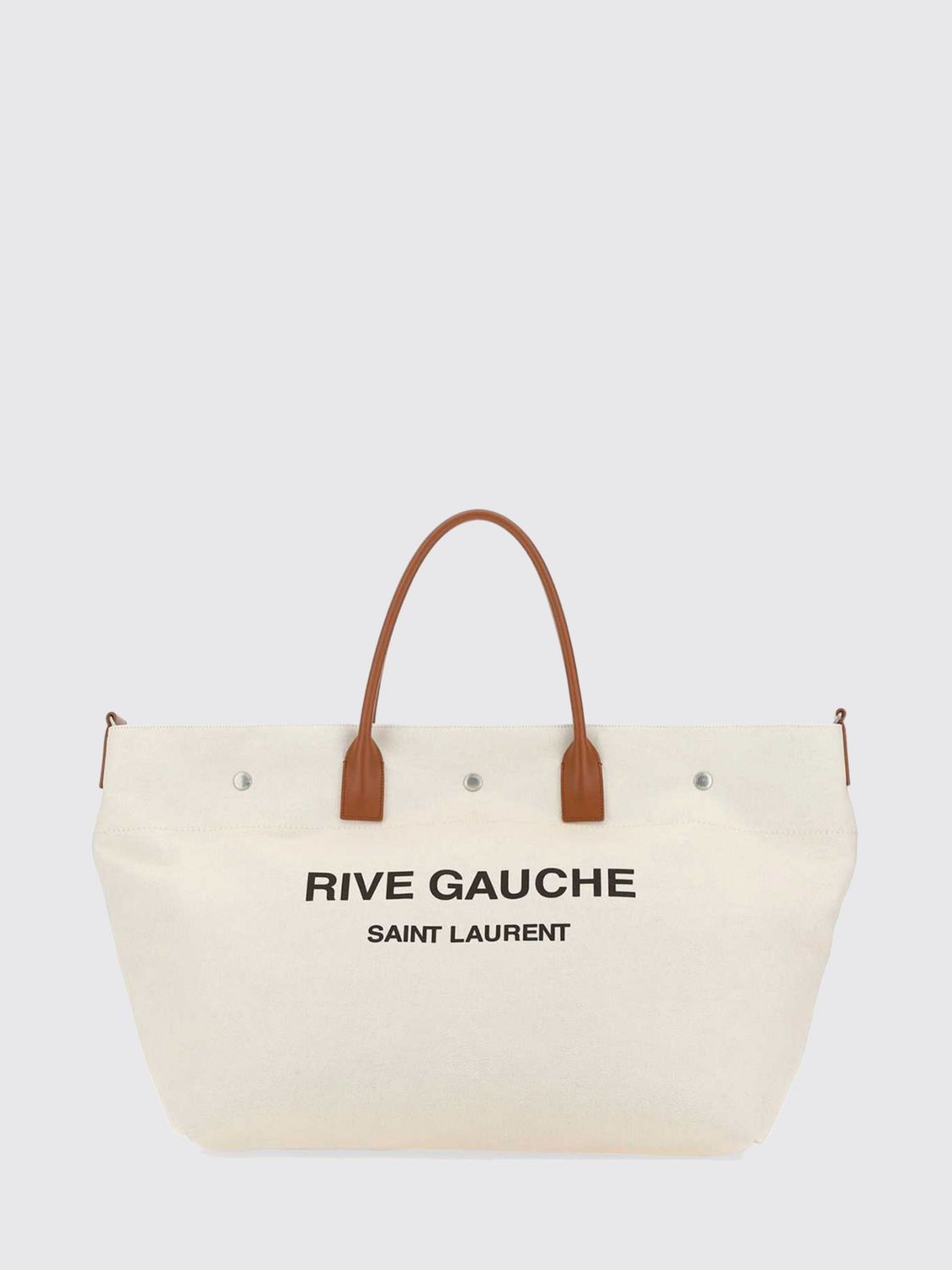 Saint Laurent Paris Saint Laurent Shoulder Bag Men Beige Size ONE SIZE - 1 Thumbnail