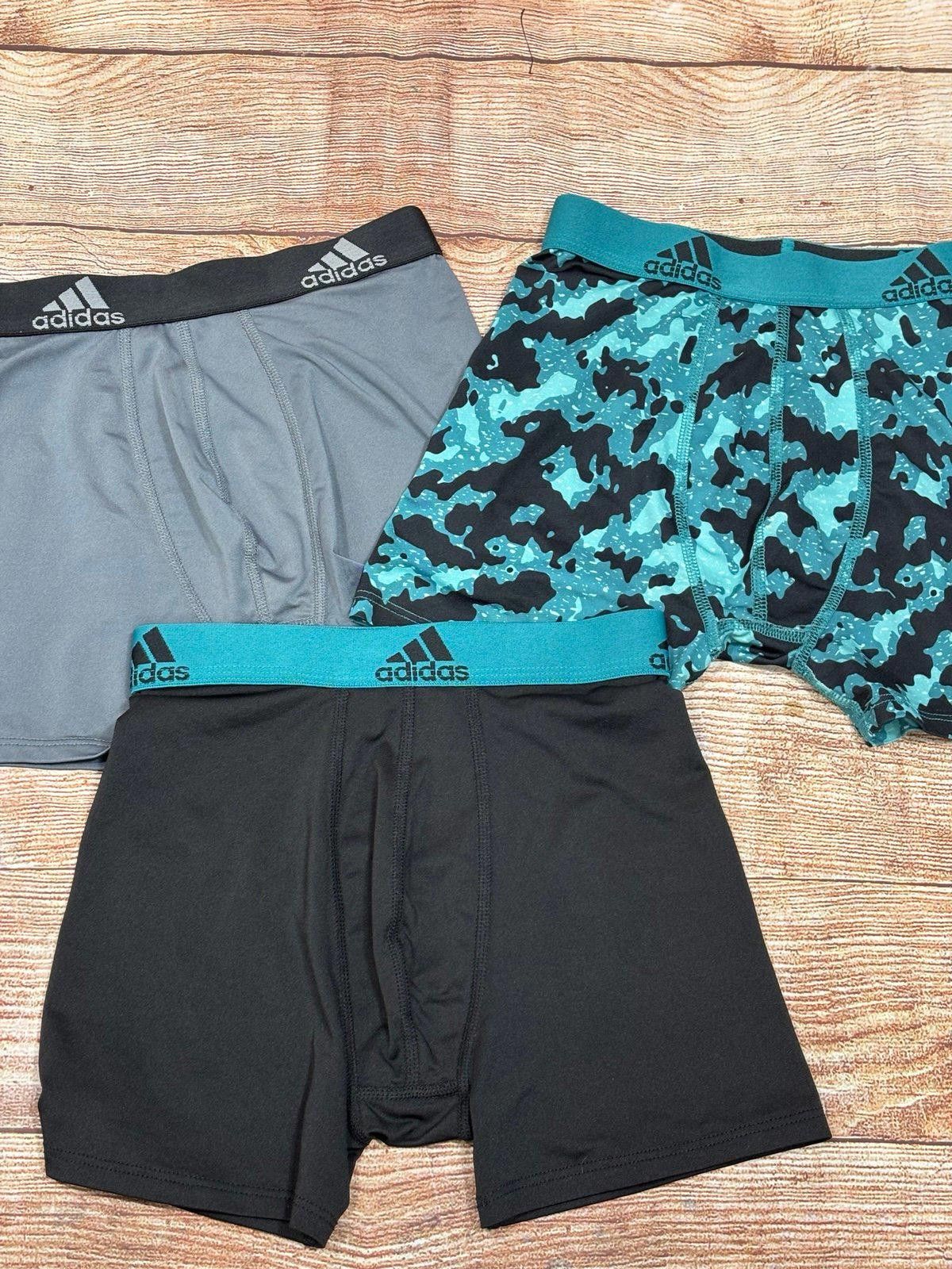 Adidas Adidas Boys Medium Boxer Briefs - 3 Pack New out of pack Size ONE SIZE - 1 Thumbnail