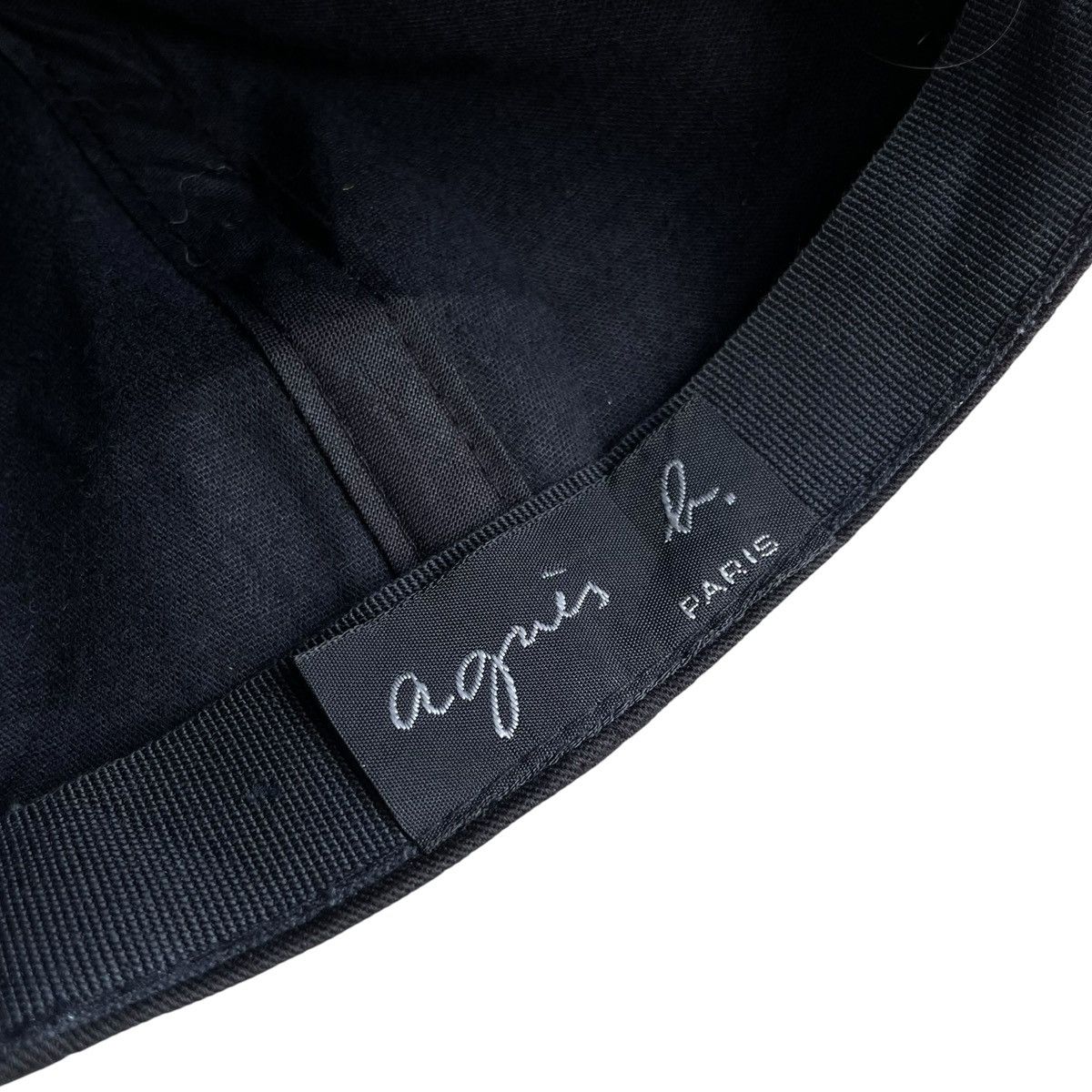 agnes b. Agnes B. Paris Classic Logo Soft Brim Adjustable Cap Size ONE SIZE - 7 Thumbnail