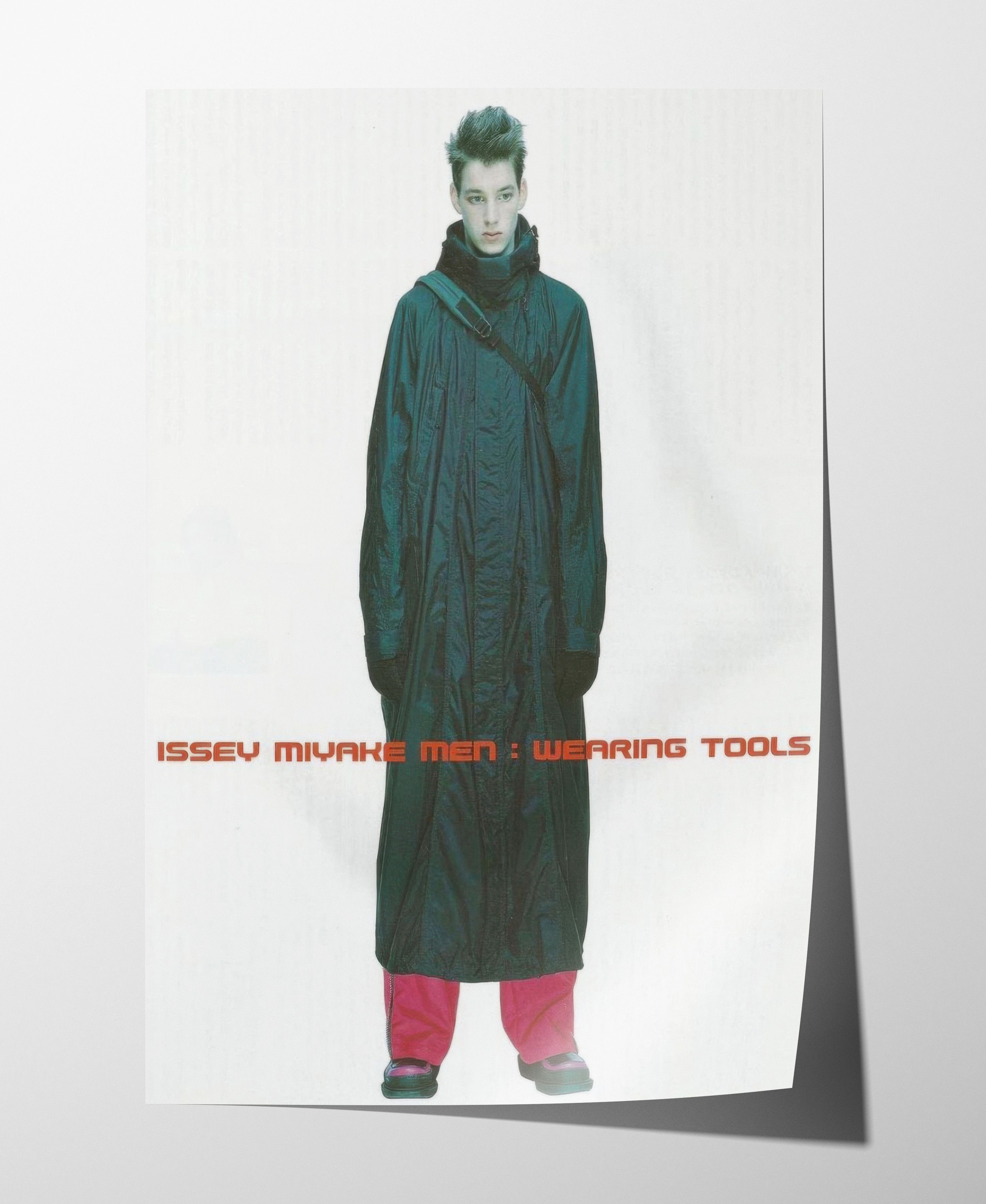 Issey Miyake Issey Miyake Coat Poster Magazine Archive Book 90s Y2K Size ONE SIZE - 3 Thumbnail