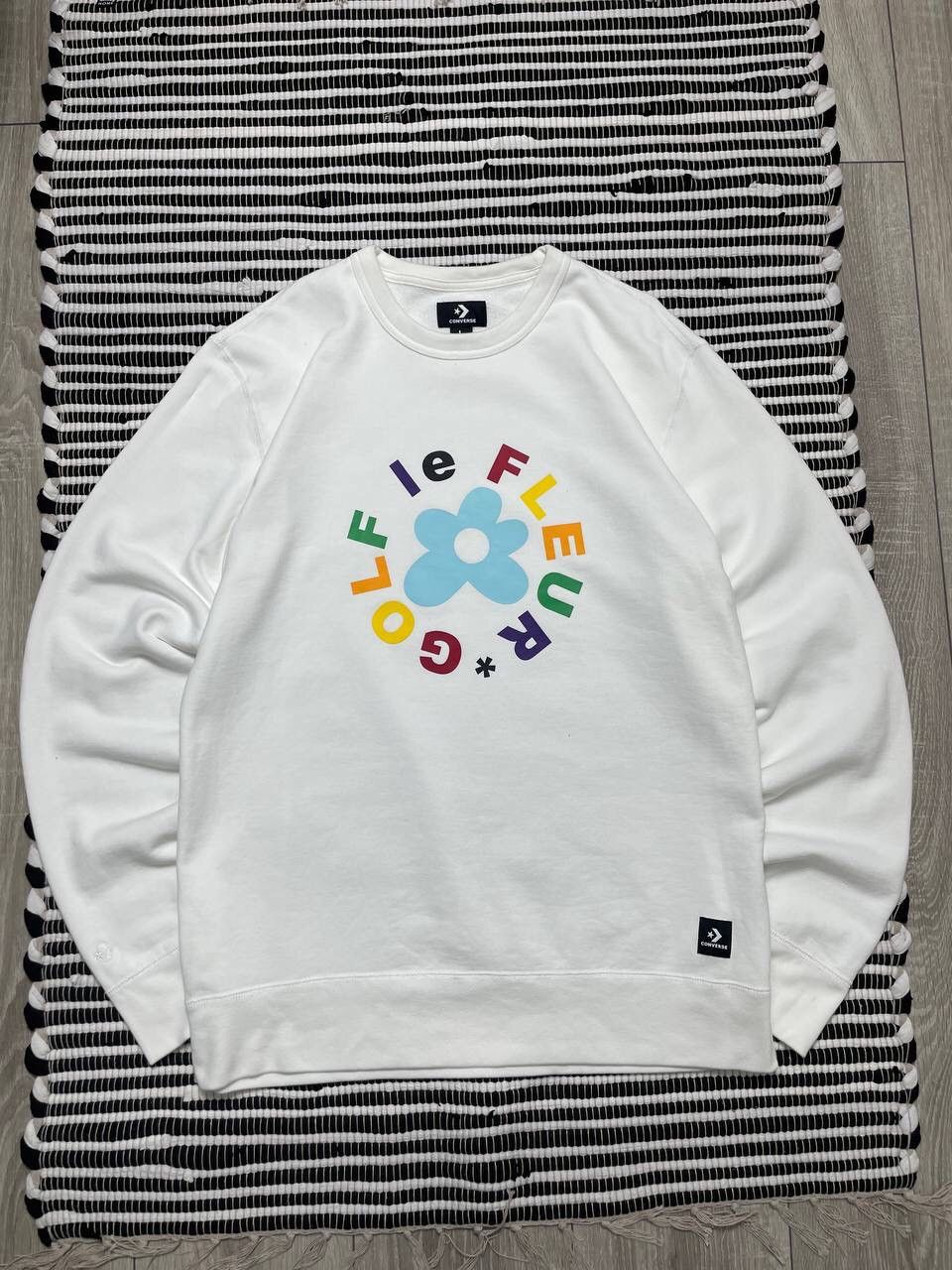 Converse × Golf Wang × Japanese Brand Converse Golf Wang Le Fleur Logo Sweatshirt Y2K Size US L / EU 52-54 / 3 - 1 Thumbnail