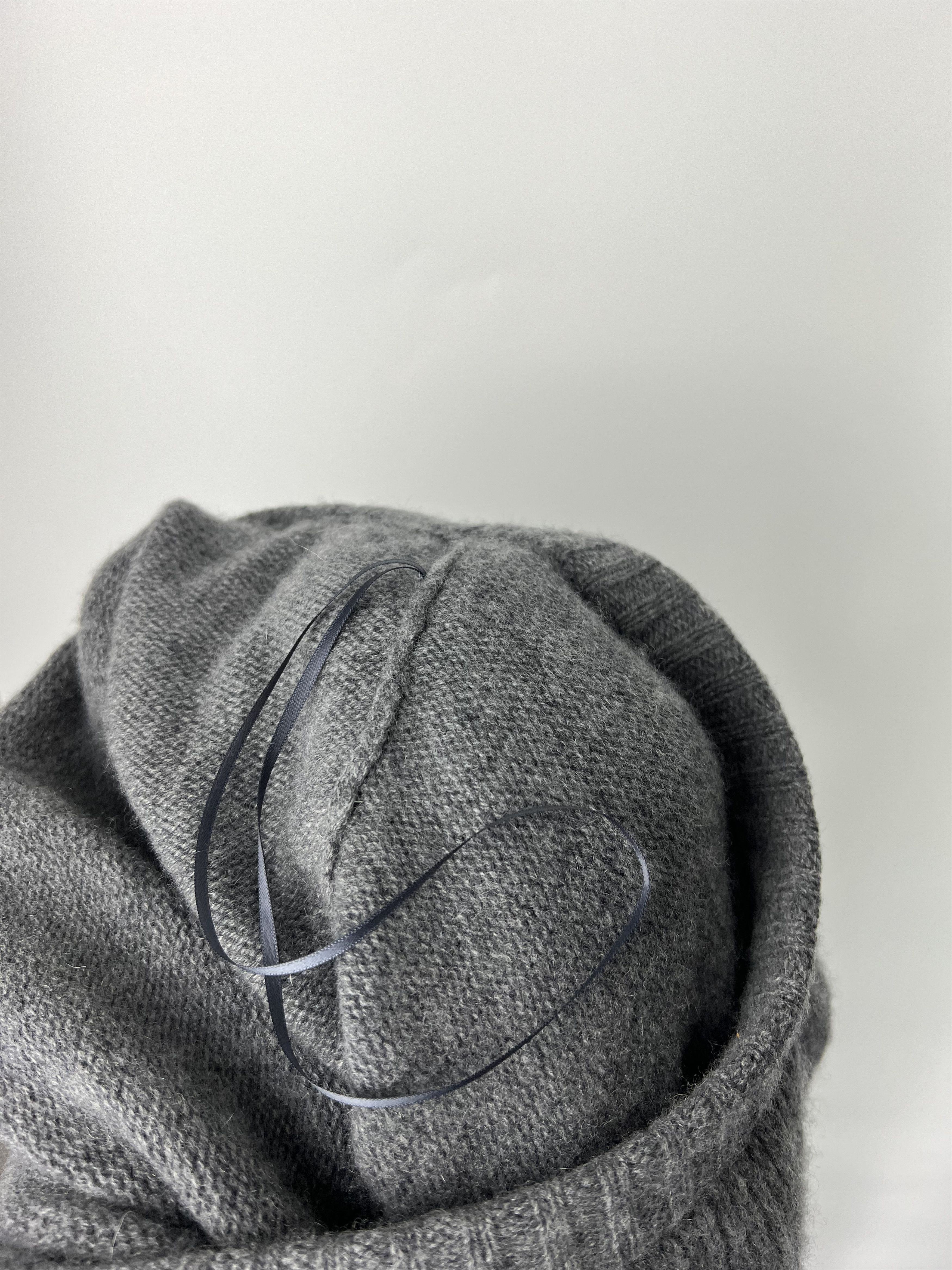 Other Aqua Cashmere Gray Ruffle One-Shoulder Sweater Size M / US 6-8 / IT 42-44 - 7 Thumbnail