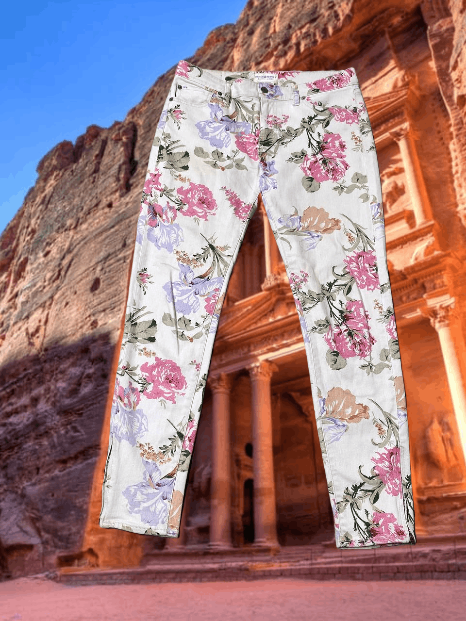 Denim & Supply Ralph Lauren Vintage print flowers jeans Y2K Denim&Supply Ralph Lauren Size 29" - 1 Thumbnail