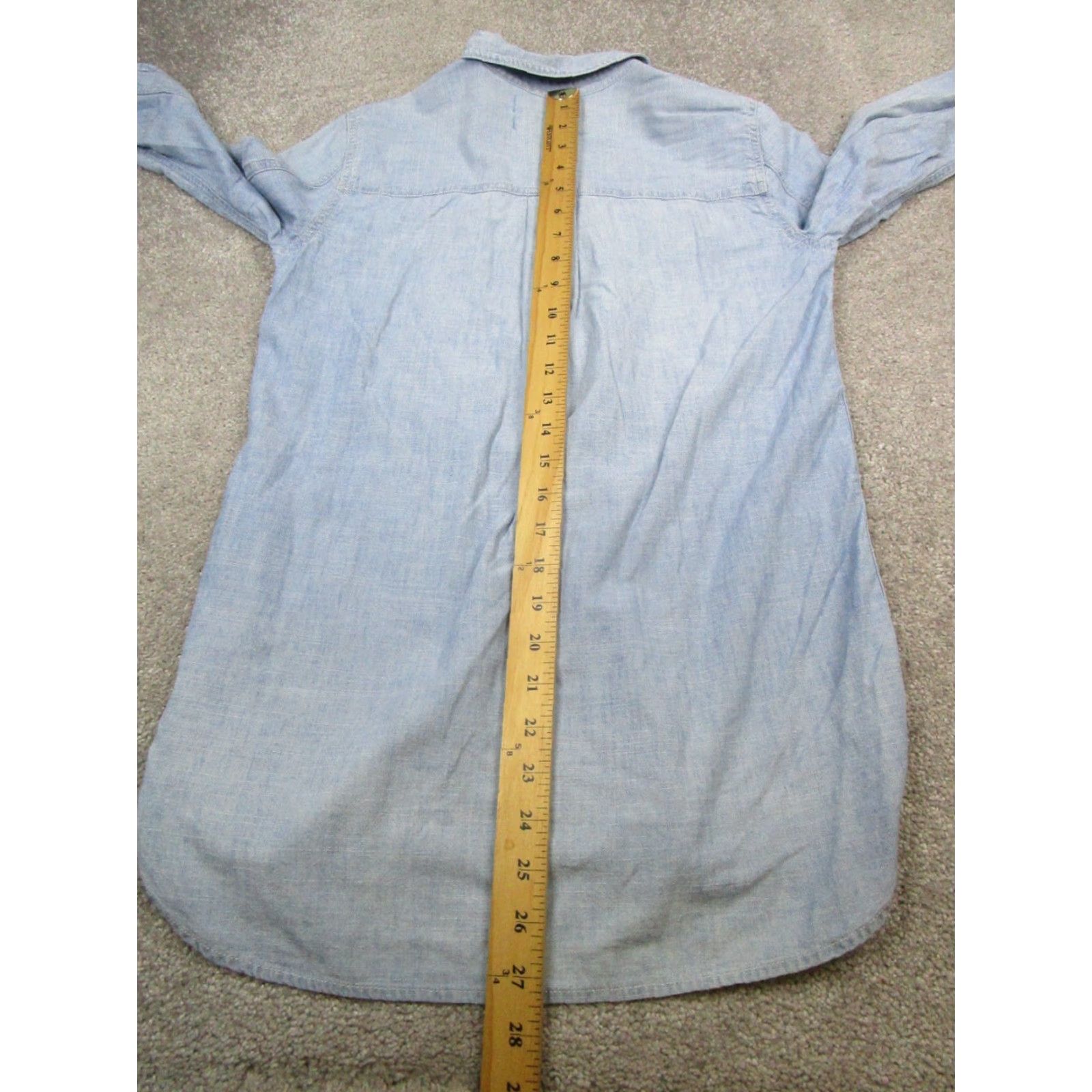 Madewell Madewell Shirt Mens XXS Blue Cotton Button-Up Cler-up? Size US XXS / EU 40 - 7 Thumbnail