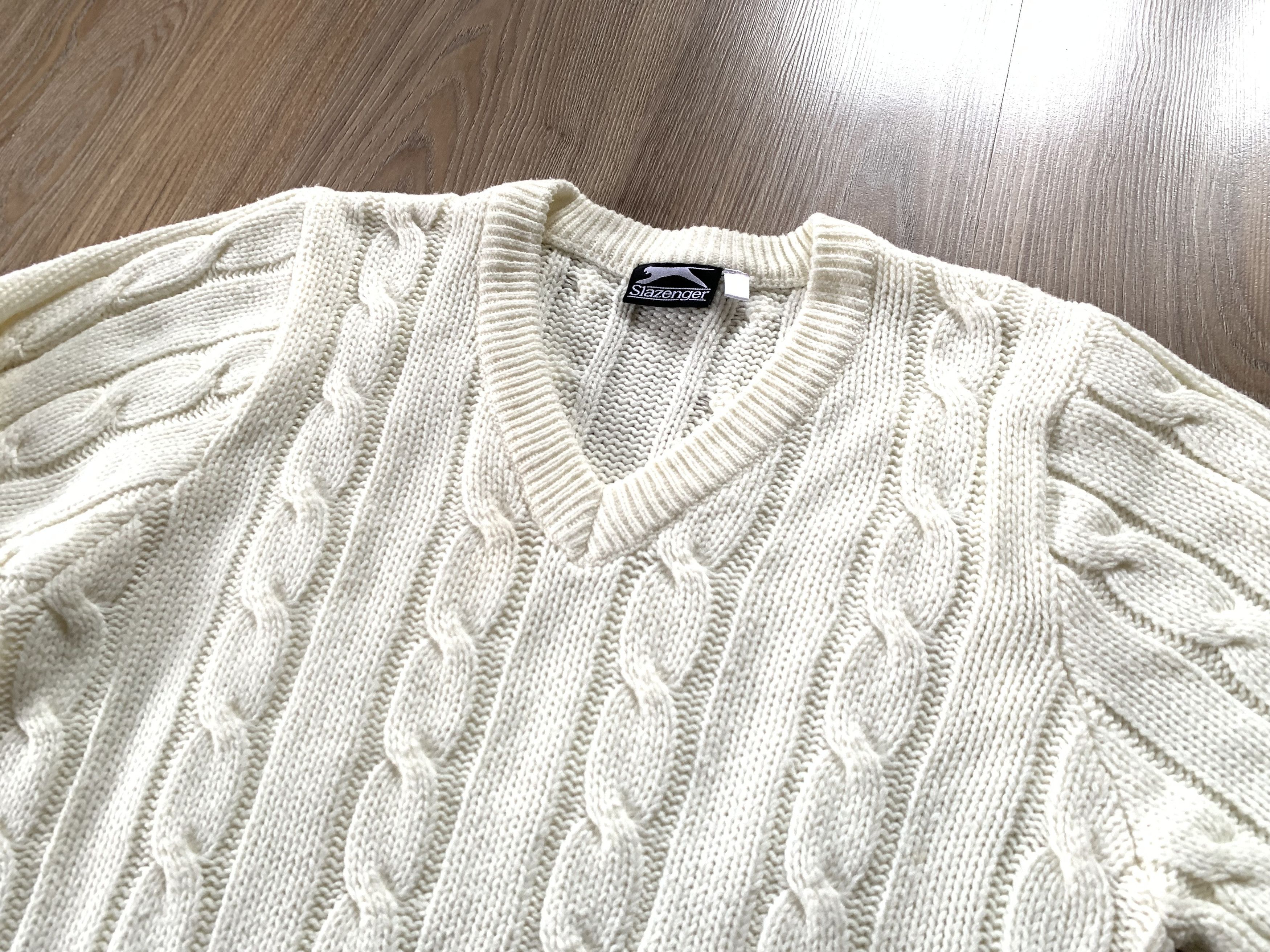 Vintage Vintage Slazenger Knit Wool Sweater Size US M / EU 48-50 / 2 - 4 Thumbnail