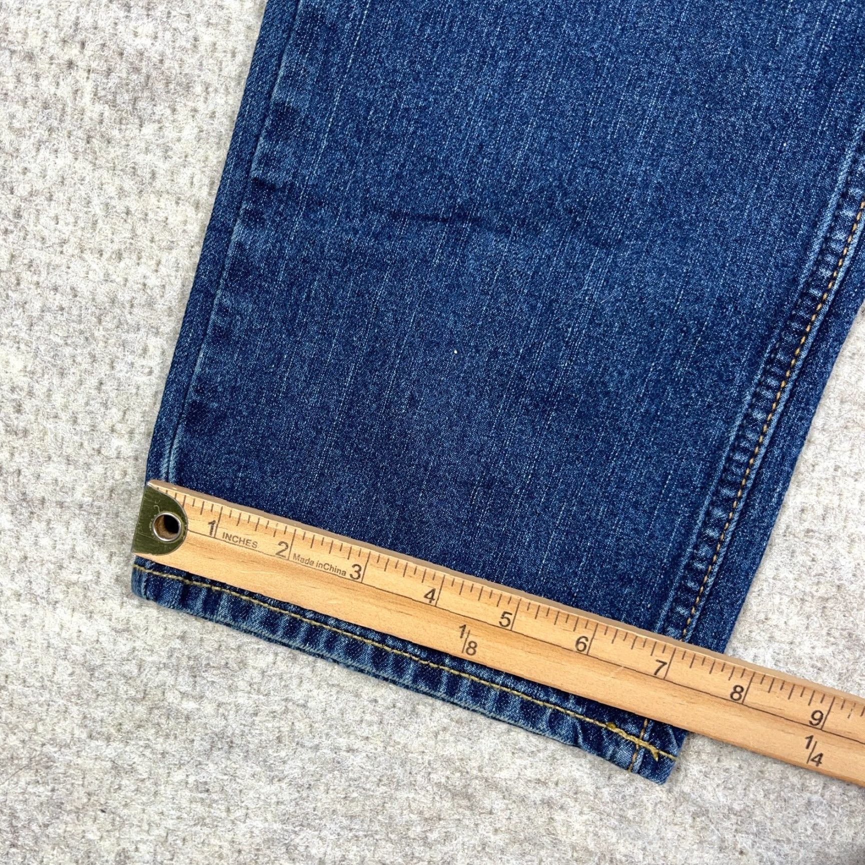American Eagle Outfitters VINTAGE American Eagle Jeans Men Slim Fit 33x30 Straight Dark Wash Blue 5-Pocket Denim Jeans Mens Size US 33 - 6 Thumbnail