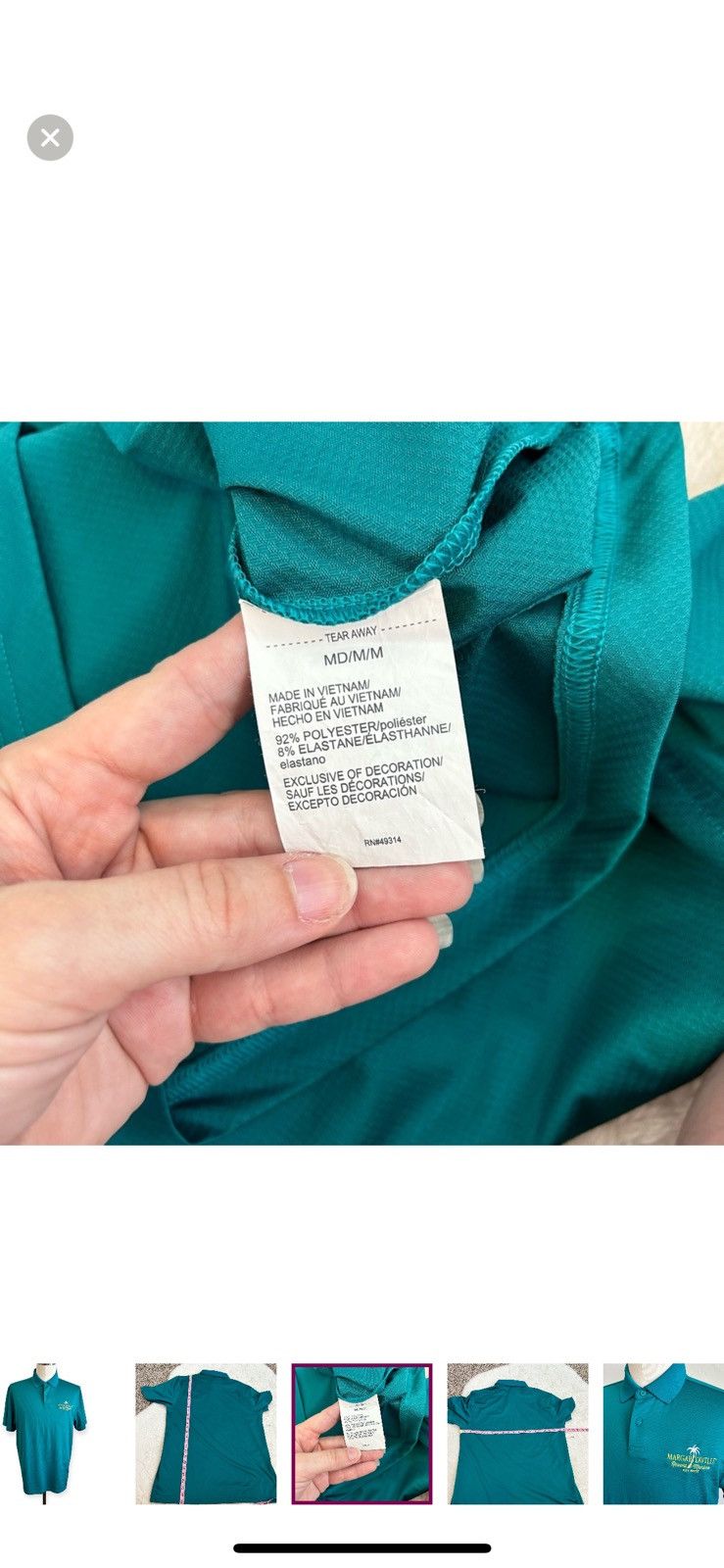 Under Armour Under armour medium margaritaville performance polo shirt Size US M / EU 48-50 / 2 - 5 Thumbnail