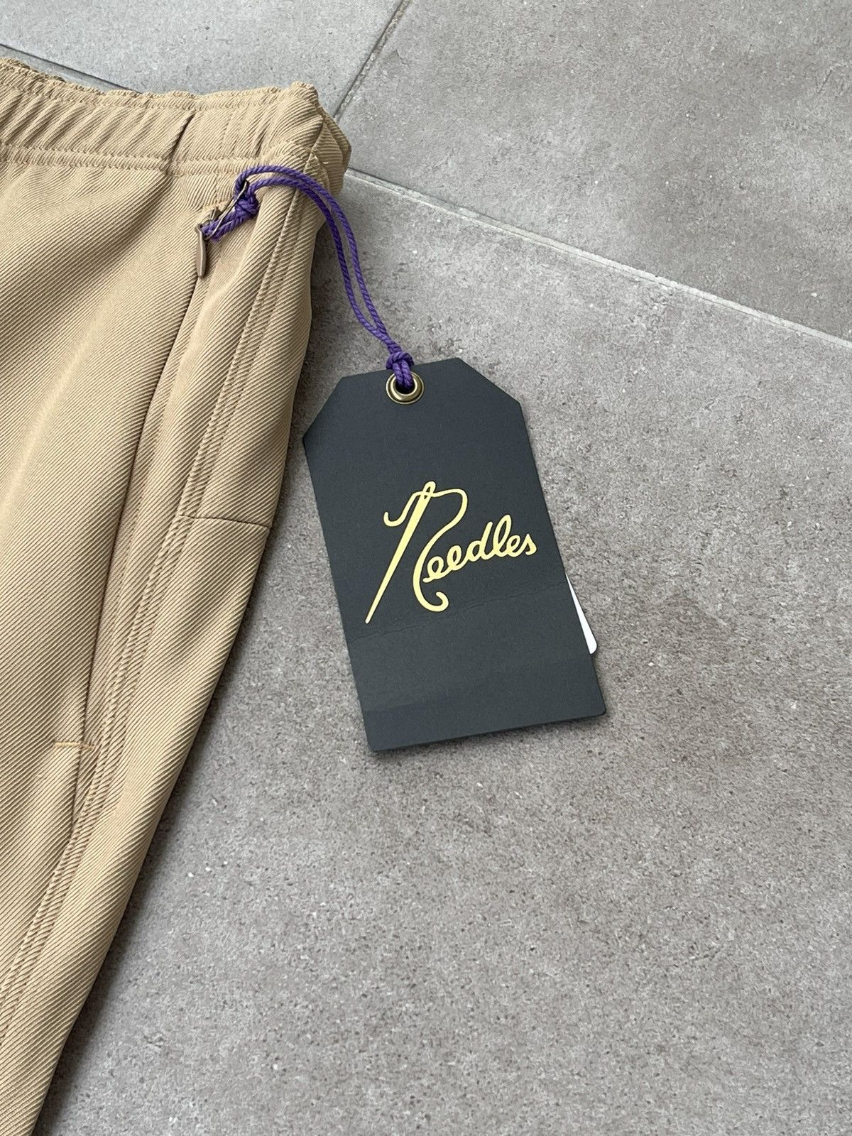Needles !DS! DS23 Needles Butterfly W.U Boot Cut Khaki Track Pants Size 34" / US 12 / IT 48 - 22 Thumbnail