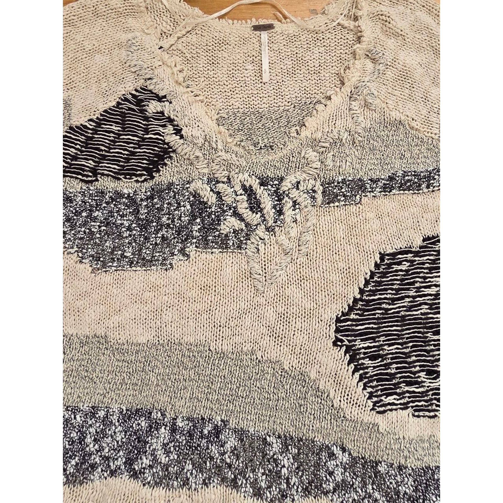 Free People Free People Ivory/Black petite small A001396 Size S / US 4 / IT 40 - 5 Thumbnail