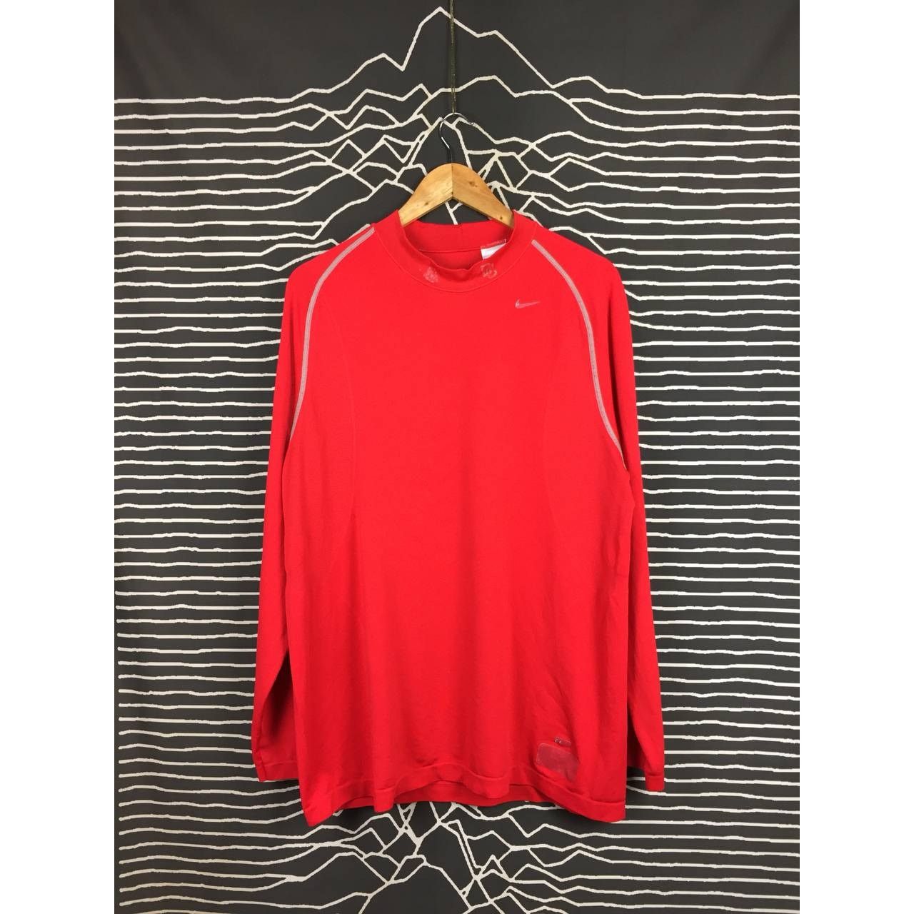 Nike Nike Baseball Dri-Fit Long Sleeve Sportswear Tee Size US XL / EU 56 / 4 - 2 Thumbnail