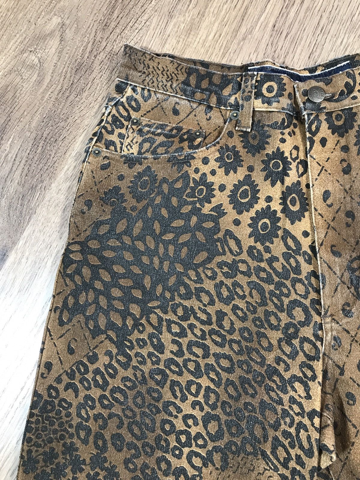 Vintage Vintage Luxury Designer Angelo Marani Print Pants Size 34" / US 12 / IT 48 - 4 Thumbnail