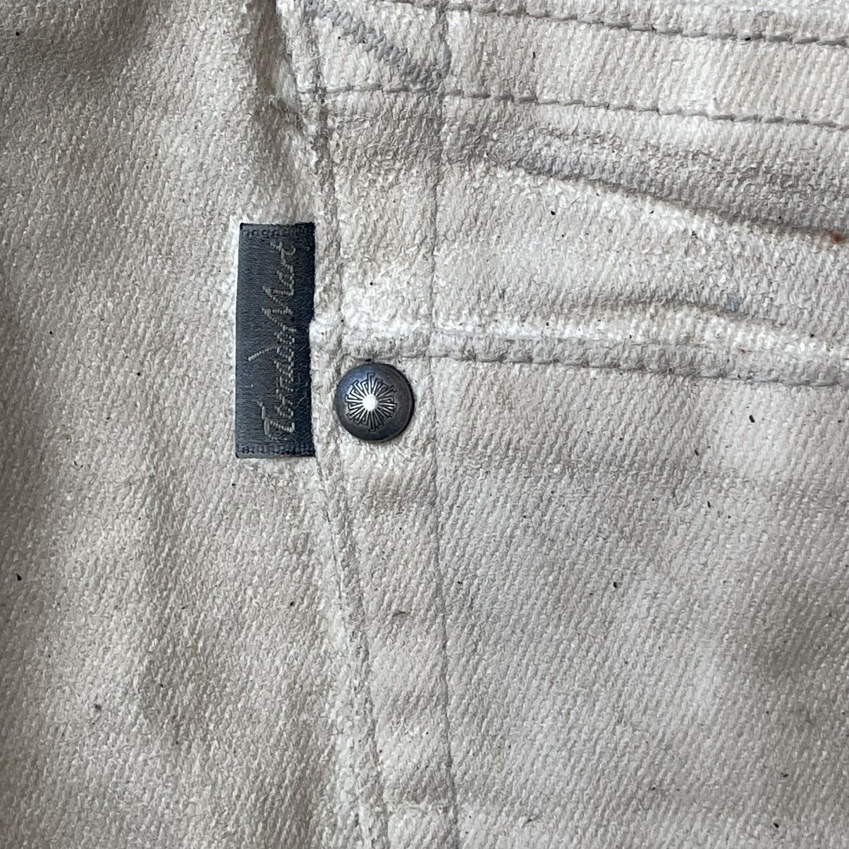 Tornado Mart Flared Archival Tornado Mart "Dirty Wash" Waxed Denim Jeans Size US 32 / EU 48 - 13 Thumbnail