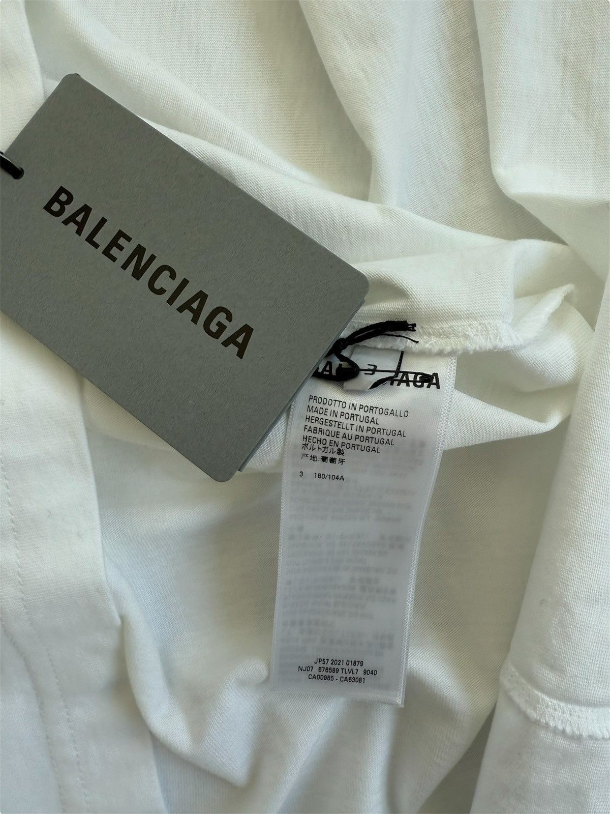 Balenciaga Balenciaga Paris Oversize Tee Size US XL / EU 56 / 4 - 8 Thumbnail