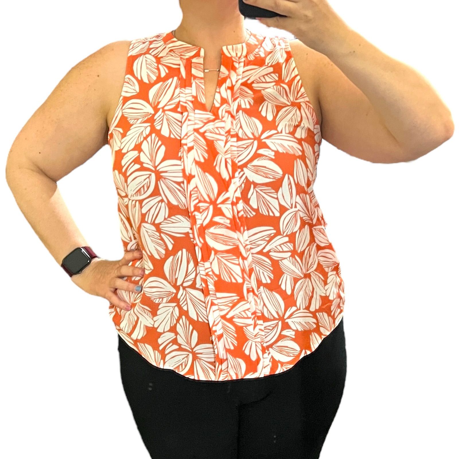 Other Breyson Pleat Detail Split Neck Blouse - Stitch Fix Top Size M / US 6-8 / IT 42-44 - 15 Thumbnail