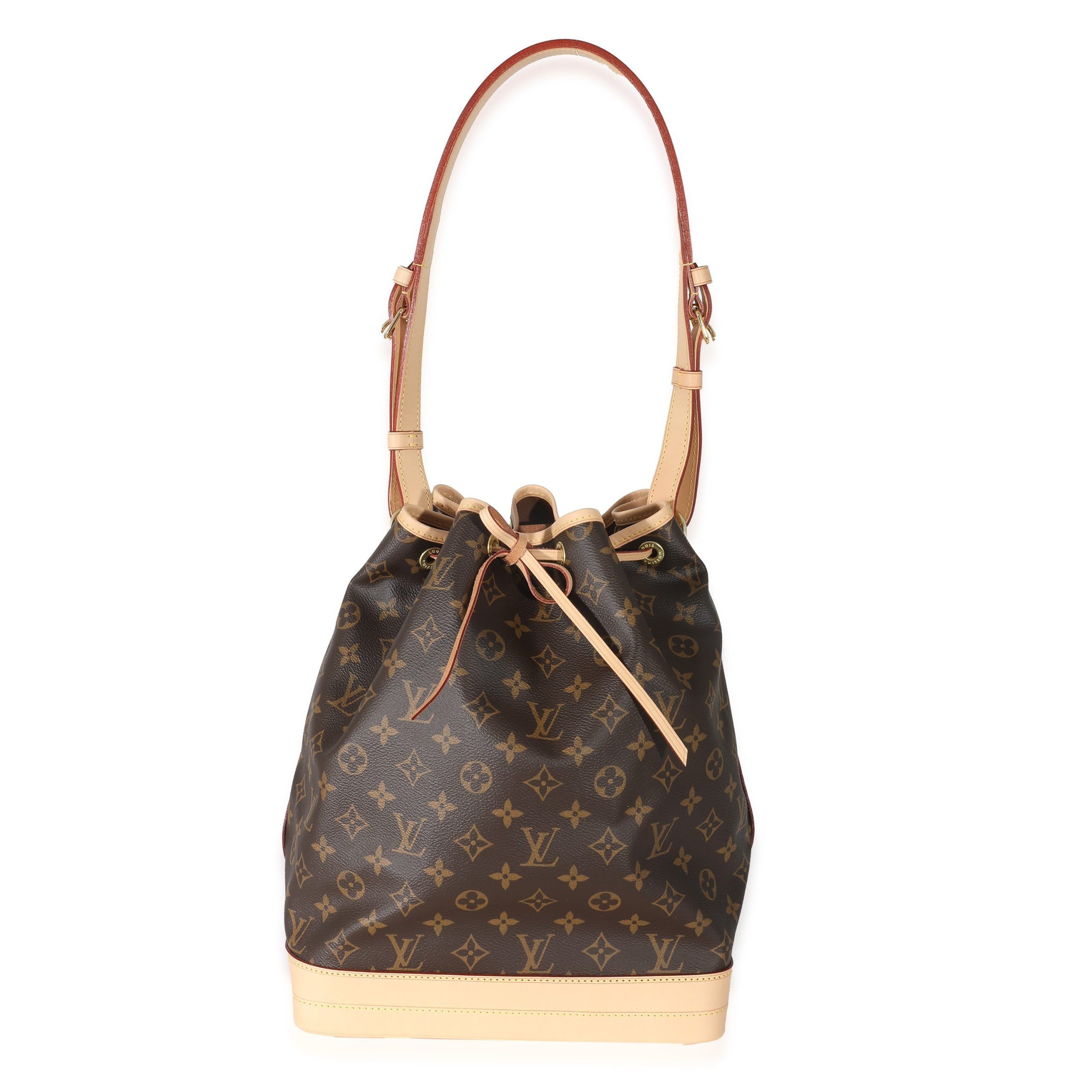 image of Louis Vuitton Monogram Canvas Noé Nm in Brown, Women's