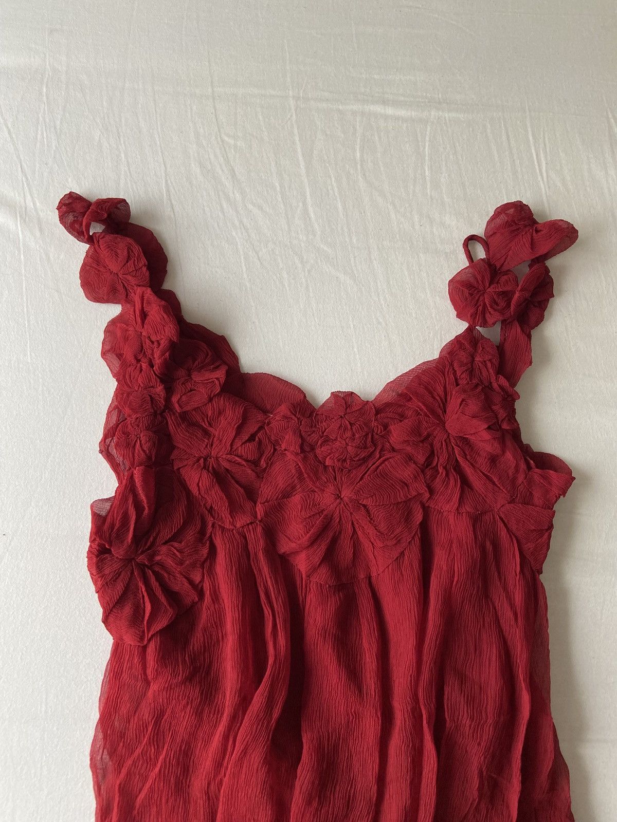 Jean Paul Gaultier Jean Paul Gaultier Silk Rose Top Size S / US 4 / IT 40 - 13 Thumbnail