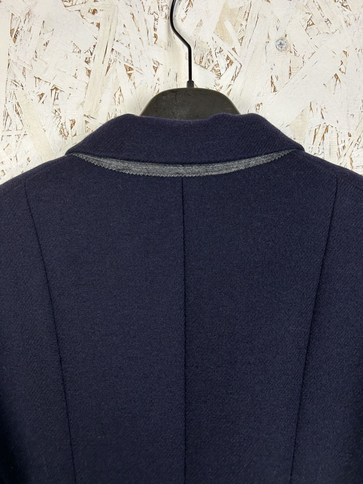 Celine Celine Fit And Flare Tailored Pleated Back Wool Coat Black Size XS / US 0-2 / IT 36-38 - 5 Thumbnail