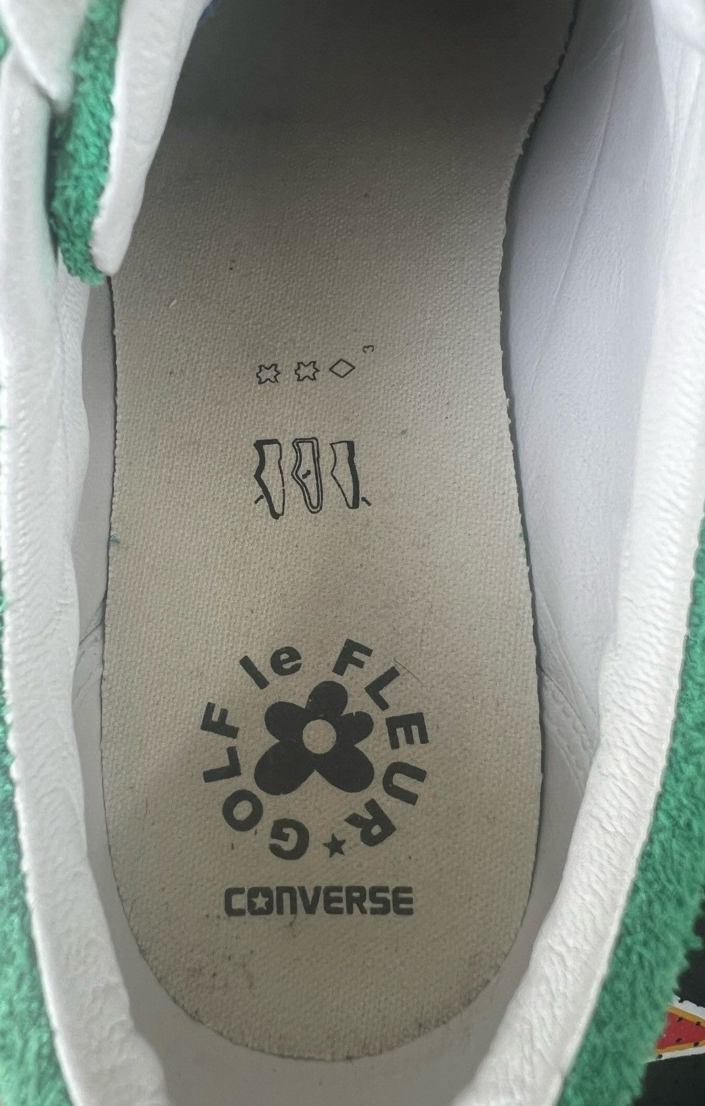 Converse × Golf le Fleur Converse Golf Le Fleur One Star Jolly Green Size US 8.5 / EU 41-42 - 6 Thumbnail