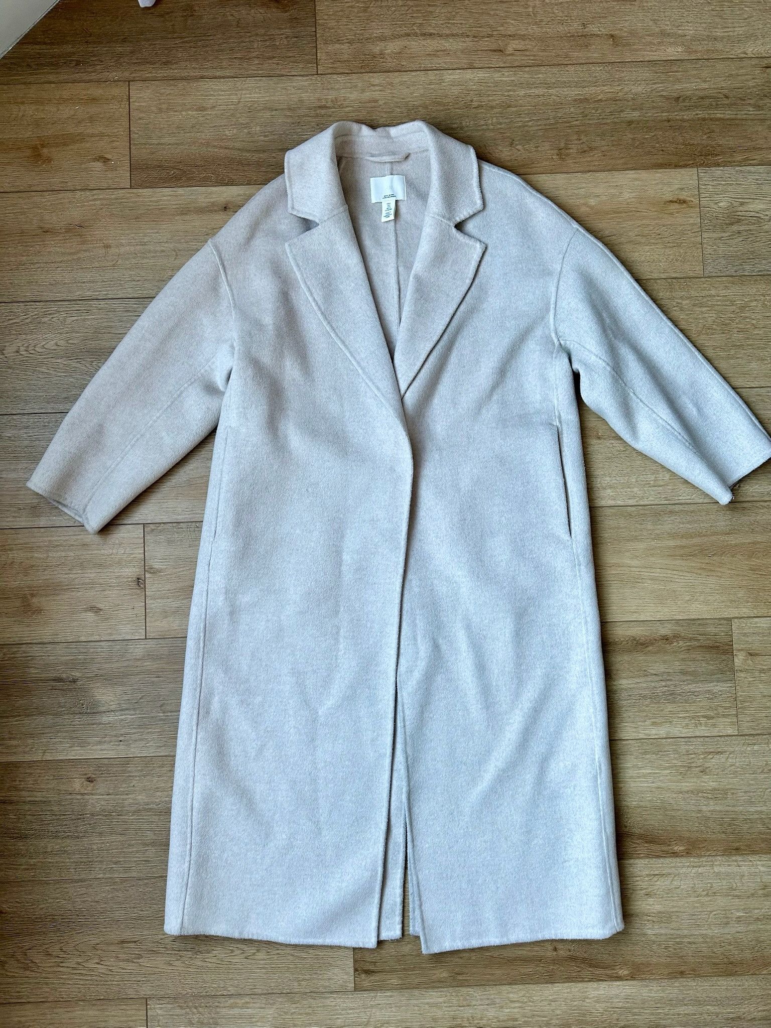 H&M 🔥[SALE]🔥 H&M Double Breasted Cream Coat Size S / US 4 / IT 40 - 5 Thumbnail