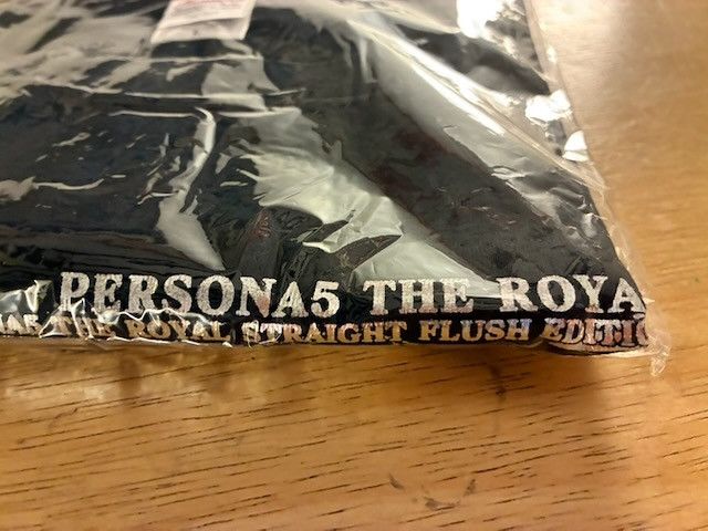 Japanese Brand Persona 5 Royal Flush Foil Print Tee New & Sealed Size US L / EU 52-54 / 3 - 5 Thumbnail