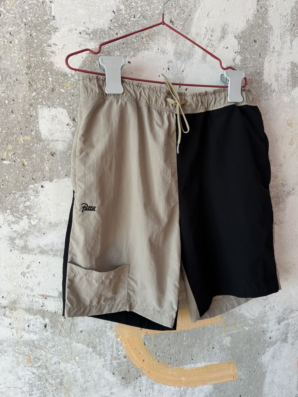 Patta Patta Double Colour Black Beige Swim Summer Shorts Size US 32 / EU 48 - 14 Thumbnail