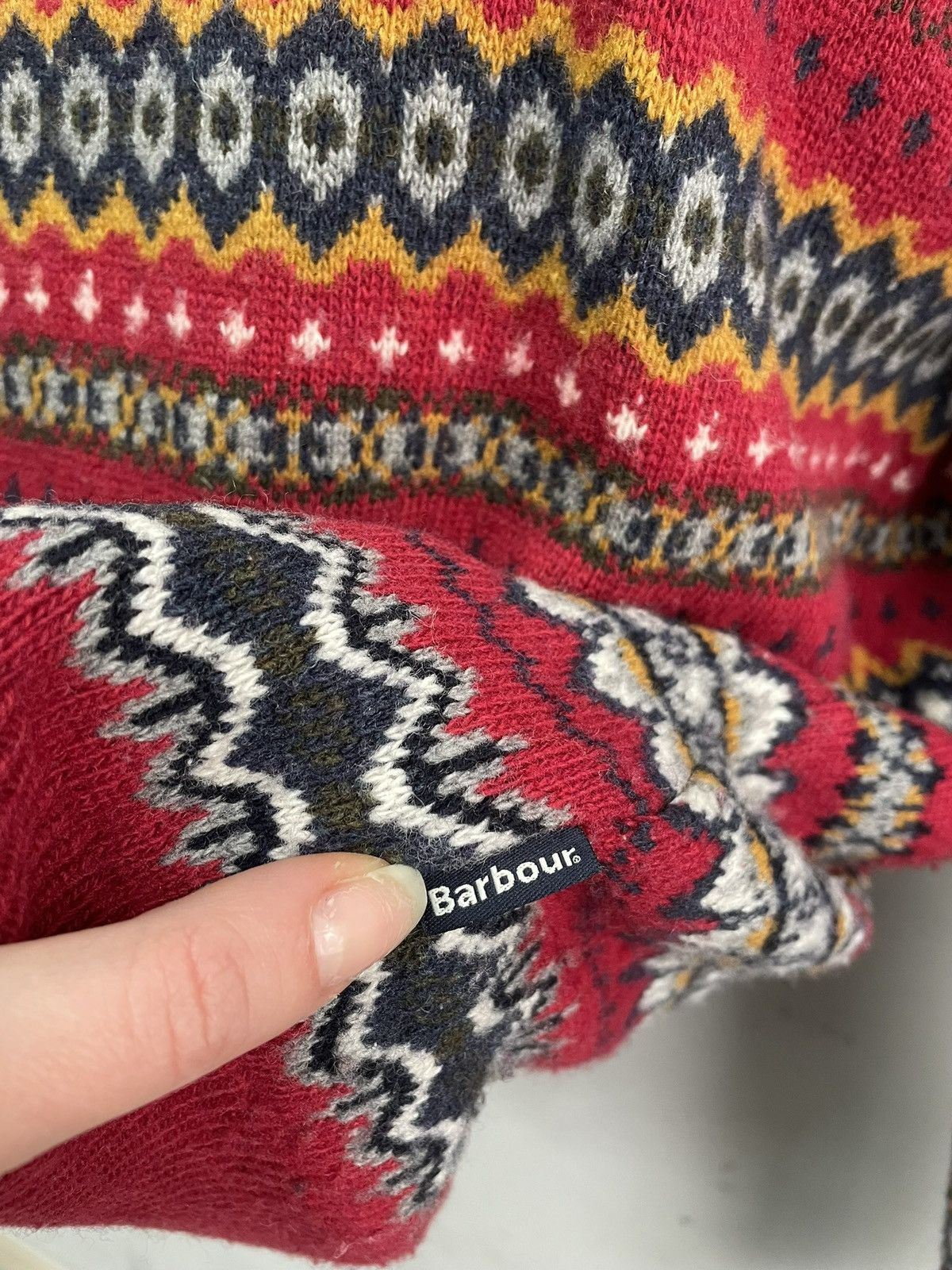 Barbour Vintage Barbour Scotland Wool Pullover 90’s Sweater Size US M / EU 48-50 / 2 - 3 Thumbnail