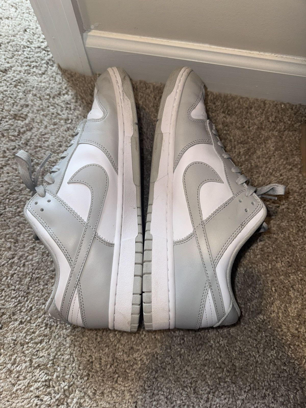 Nike Grey Nike Lows Size US 12 / EU 45 - 10 Thumbnail