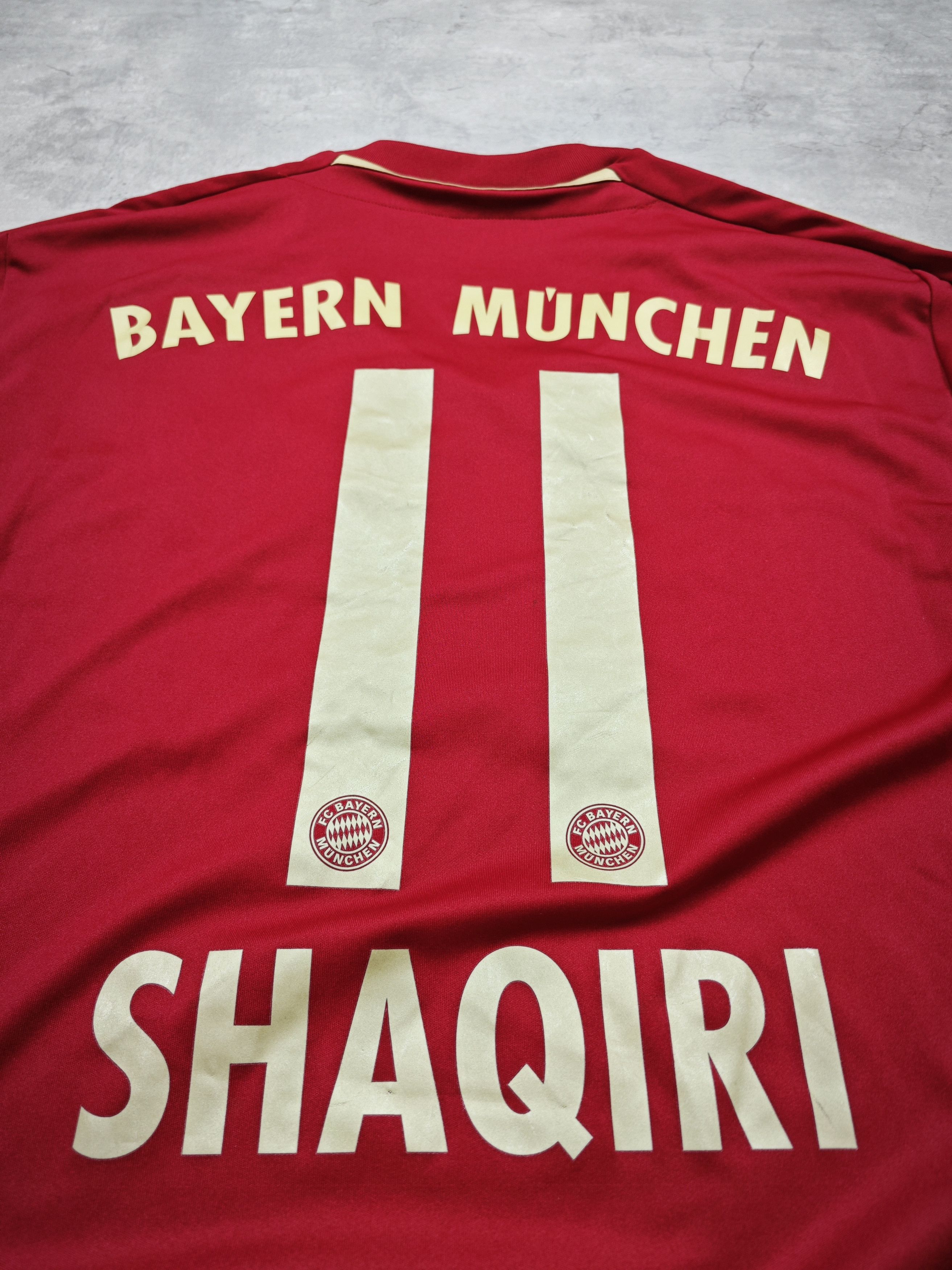 Adidas Bayern Munchen 2012 SHAQIRI 11 Size US L / EU 52-54 / 3 - 5 Thumbnail