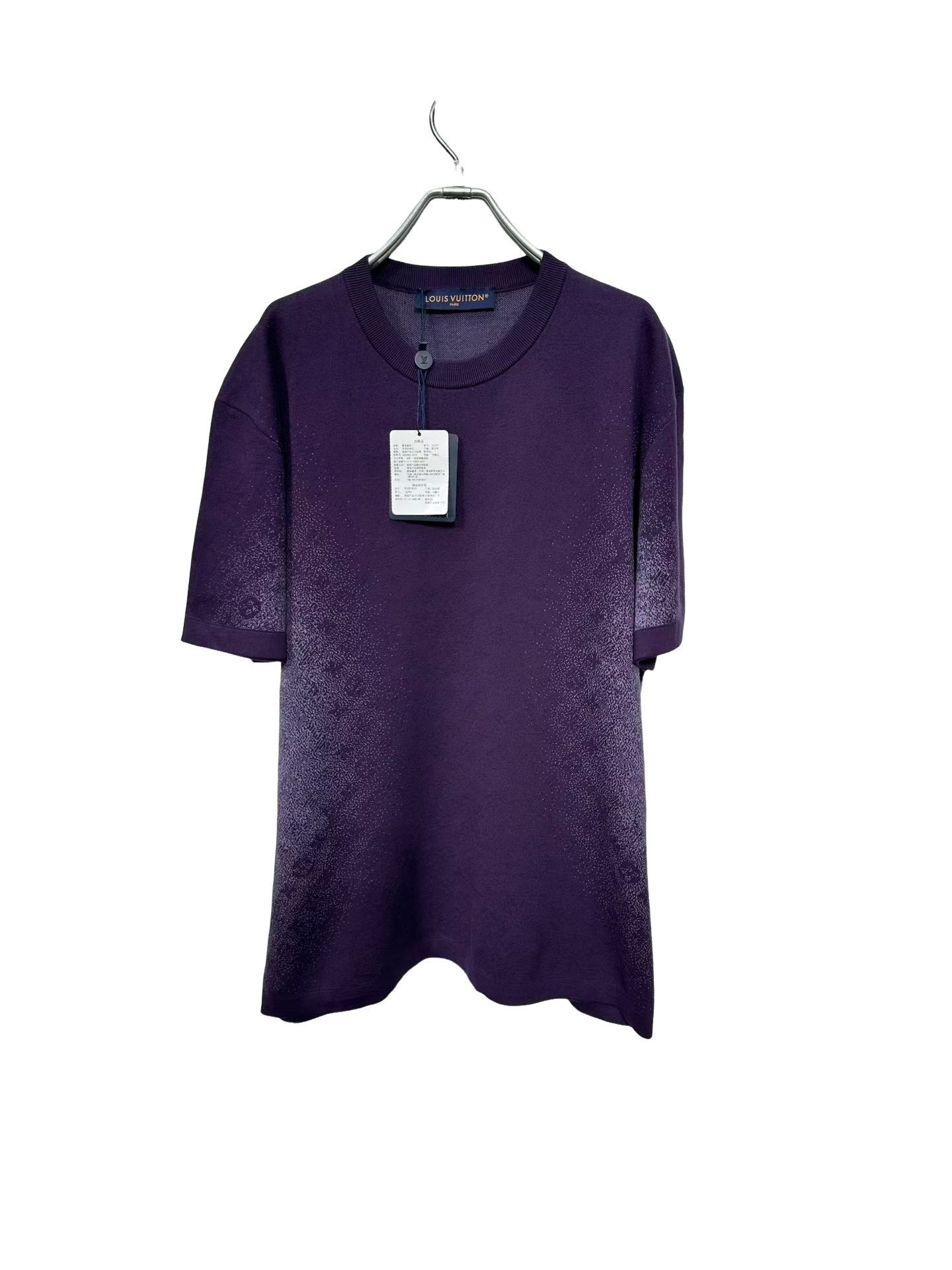 Louis Vuitton Louis Vuitton Monogram Gradient Knit T-Shirt L Size US L / EU 52-54 / 3 - 1 Thumbnail