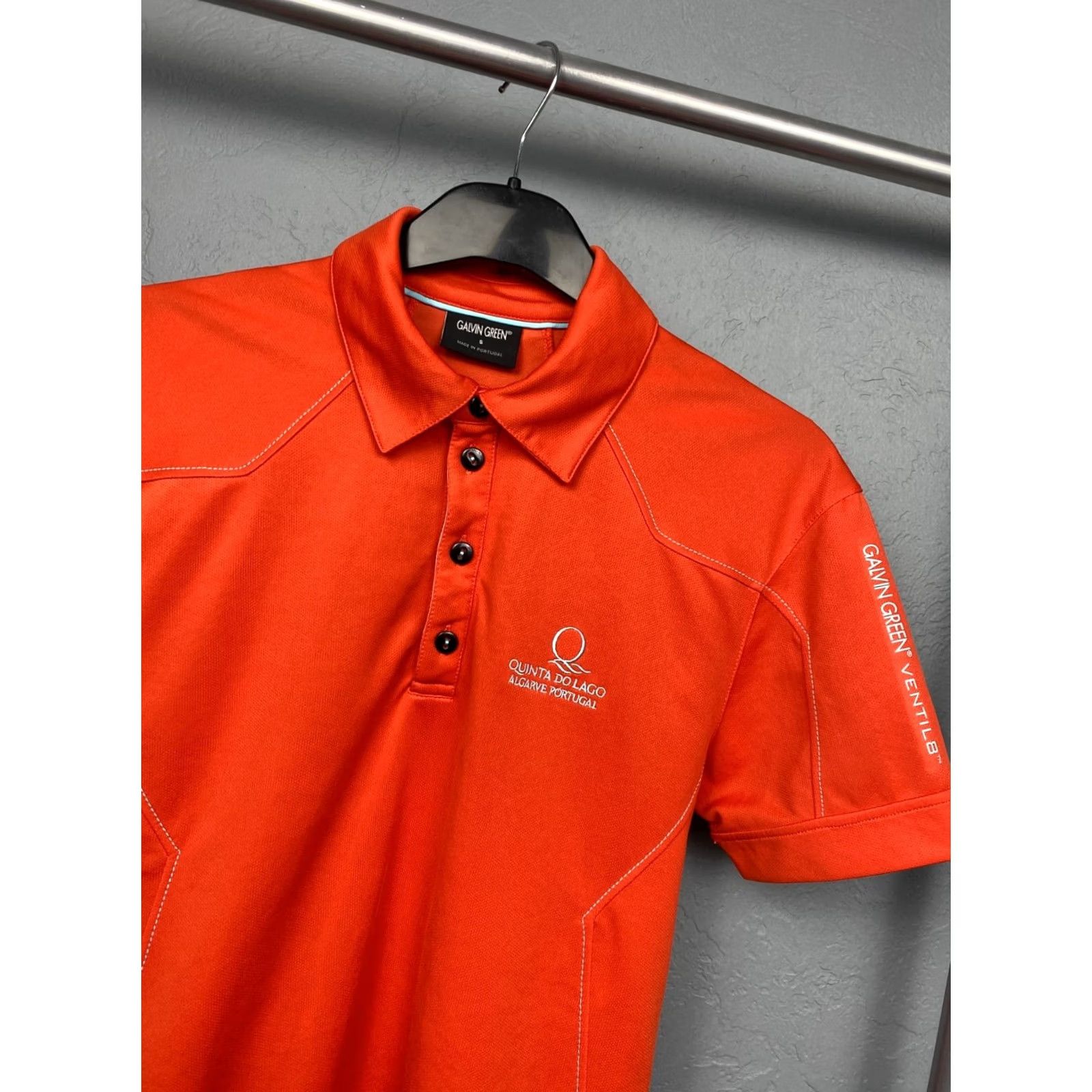Galvin Green Galvin Green Mens Outdoor Polo Shirt Size S Red Polo Mens Regular Short Sleeve Collared Button Shirt Size US S / EU 44-46 / 1 - 2 Thumbnail