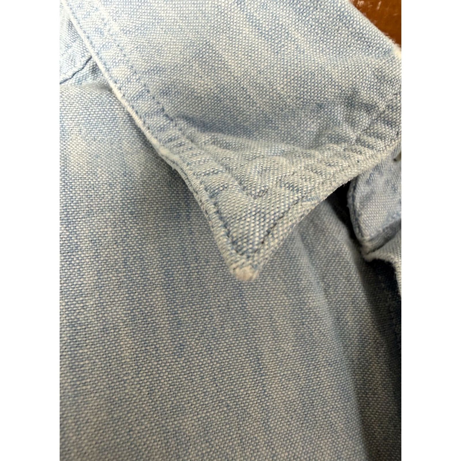 Vintage VINTAGE 90s St. John's Bay Shirt Men Large Button Up Casual Travel Blue Size US L / EU 52-54 / 3 - 6 Thumbnail