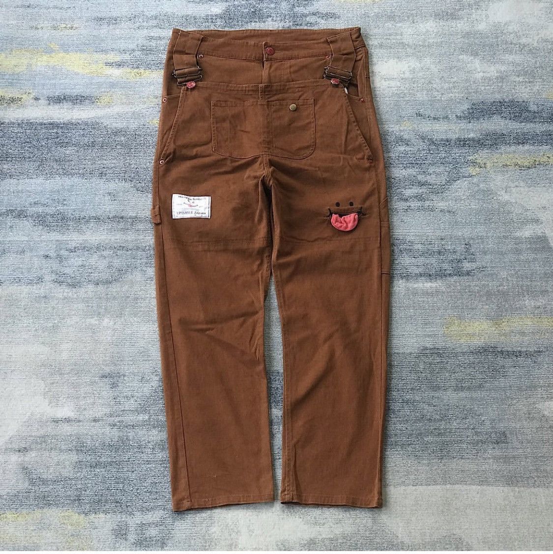 image of Archival Clothing x Vintage Up Smile Apron Pants in Tan/Beige, Men's (Size 30)