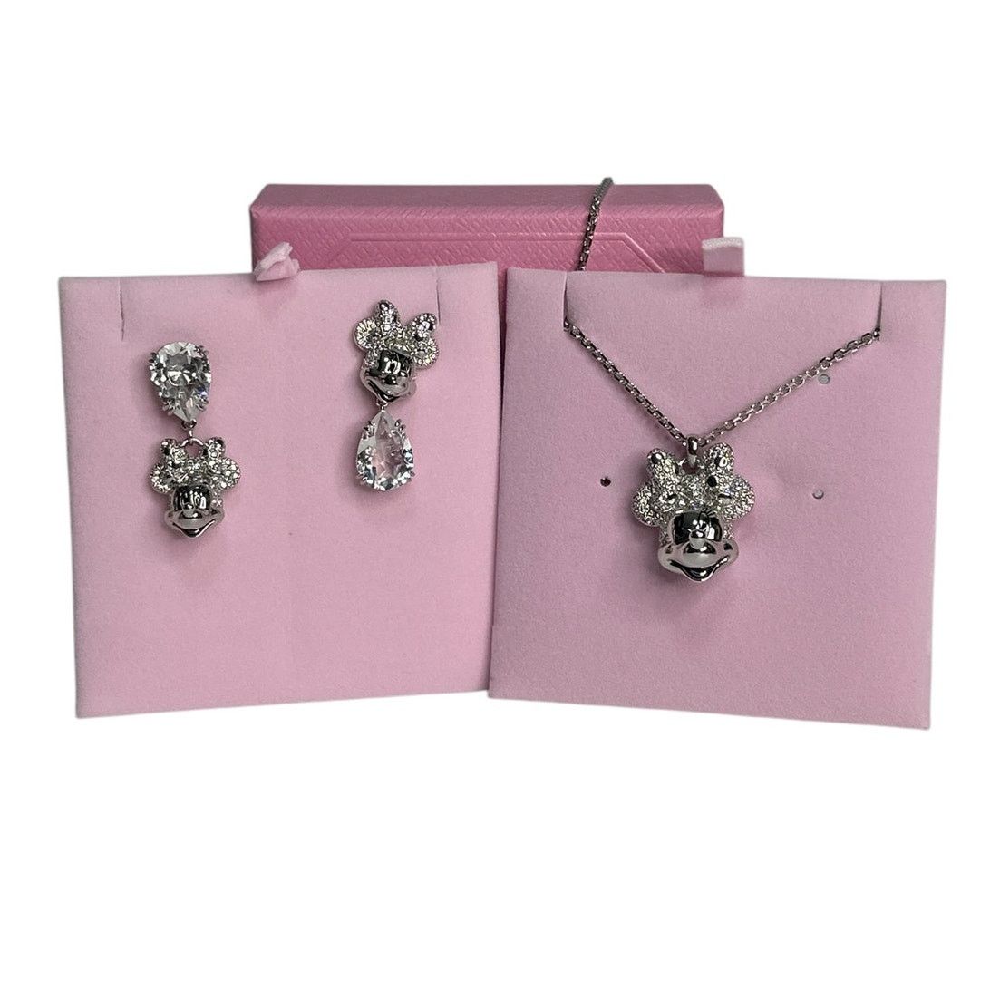 Swarovski Swarovski Disney Minnie Mouse Earrings and Necklace Set Size ONE SIZE - 1 Thumbnail