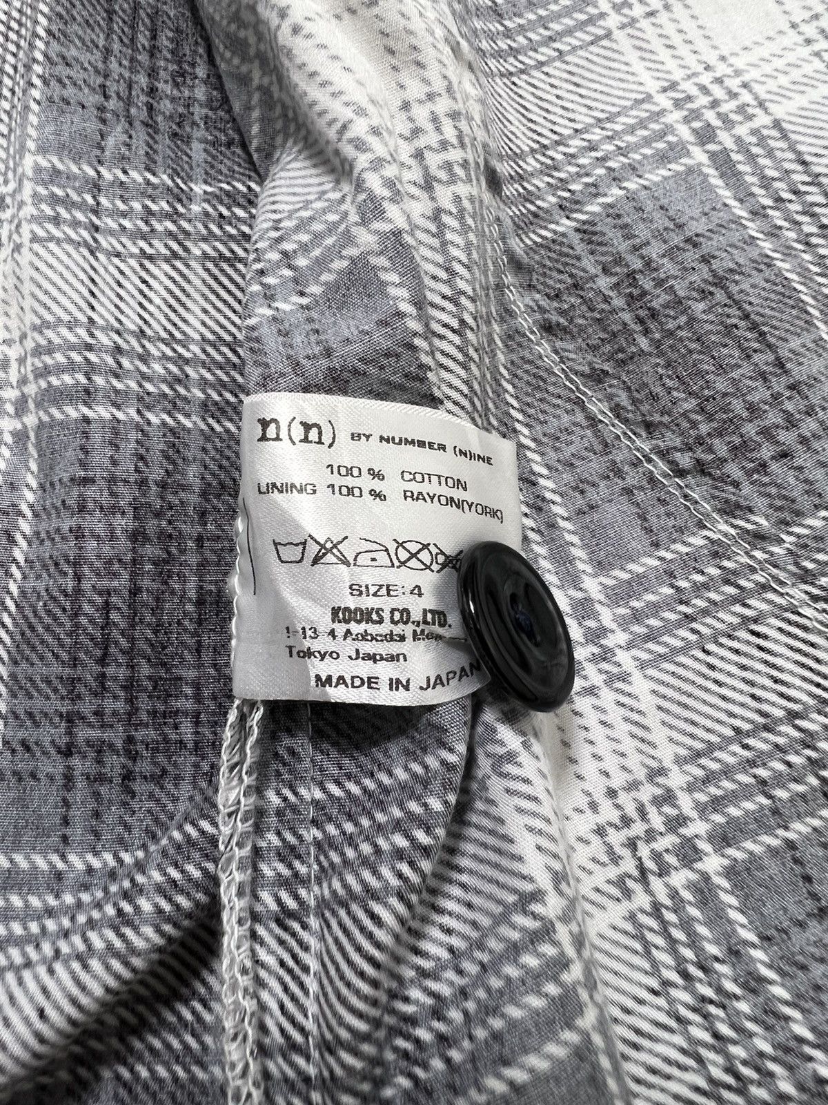 Number (N)ine Number (N)ine - Plaid Flannel Cardigan Size US M / EU 48-50 / 2 - 13 Thumbnail