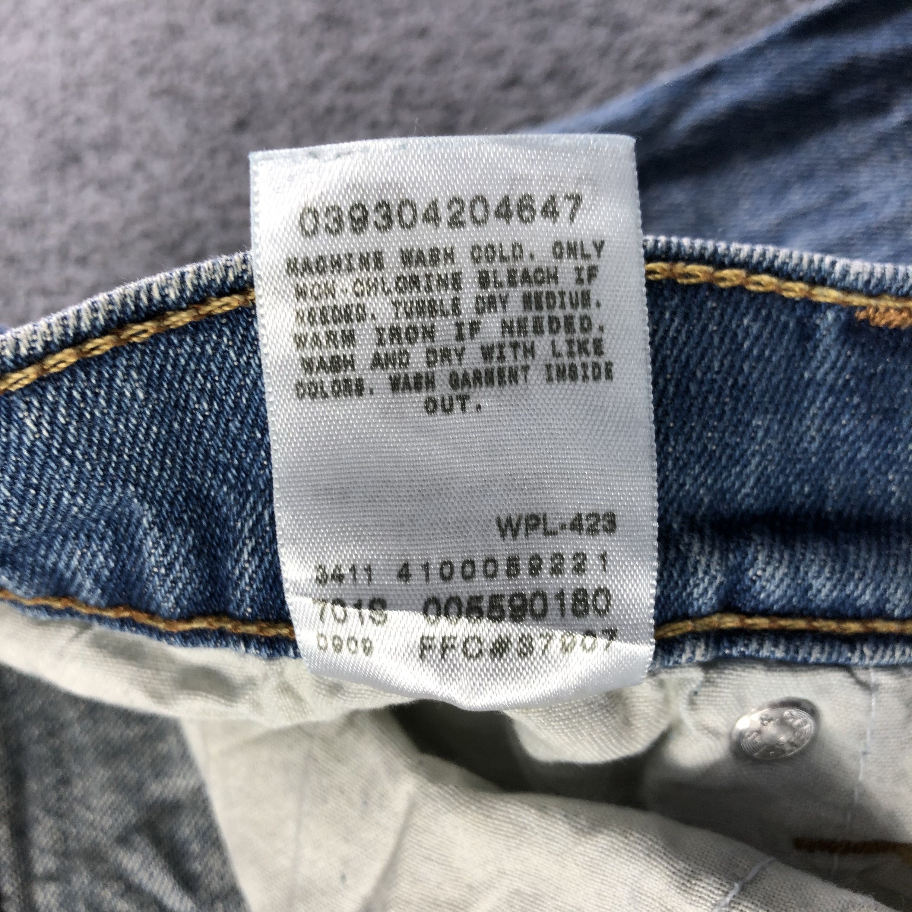 Levi's Vintage Blue Wash Levis 559 Jeans-J3219 Size US 36 / EU 52 - 11 Thumbnail