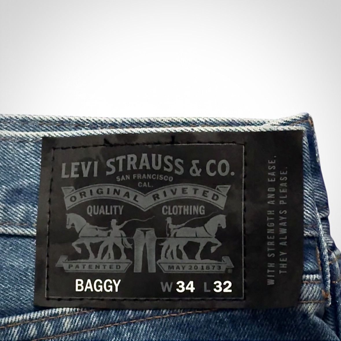 Levi's Levi's Baggy 5 Pocket Deep Groove Jeans Size US 34 / EU 50 - 4 Thumbnail