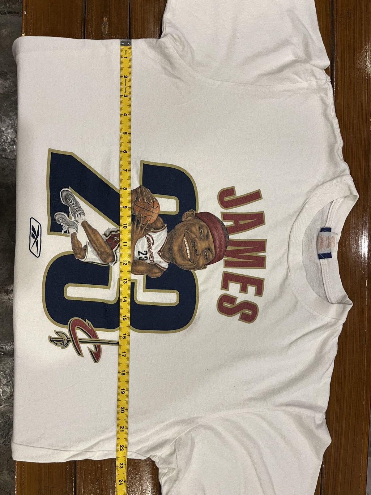 Reebok Vintage Reebok LeBron James T-Shirt Size US L / EU 52-54 / 3 - 9 Thumbnail
