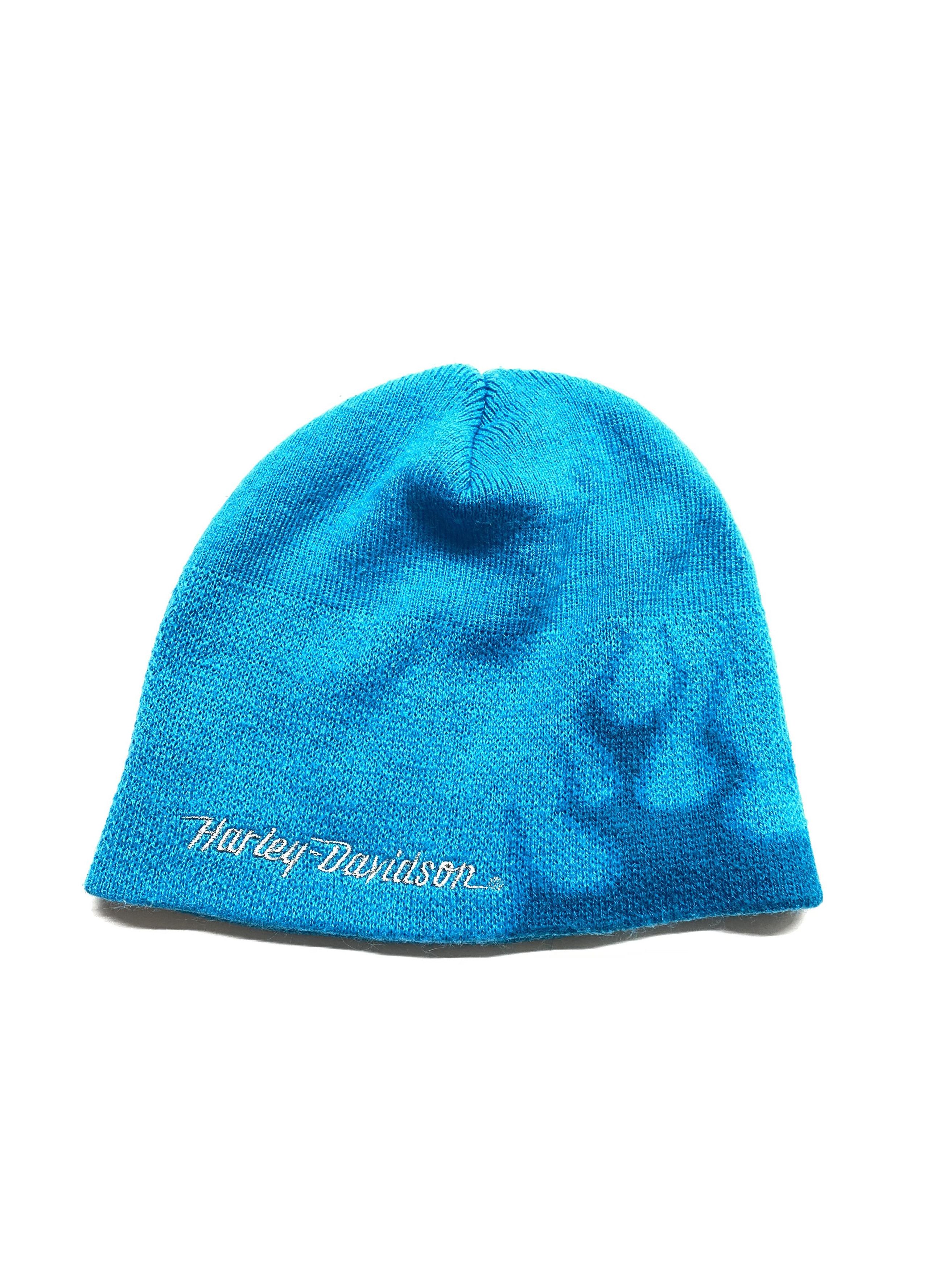Harley Davidson × Vintage SMALL y2k 2000s Harley Davidson Flame Beanie Hat Size ONE SIZE - 1 Thumbnail