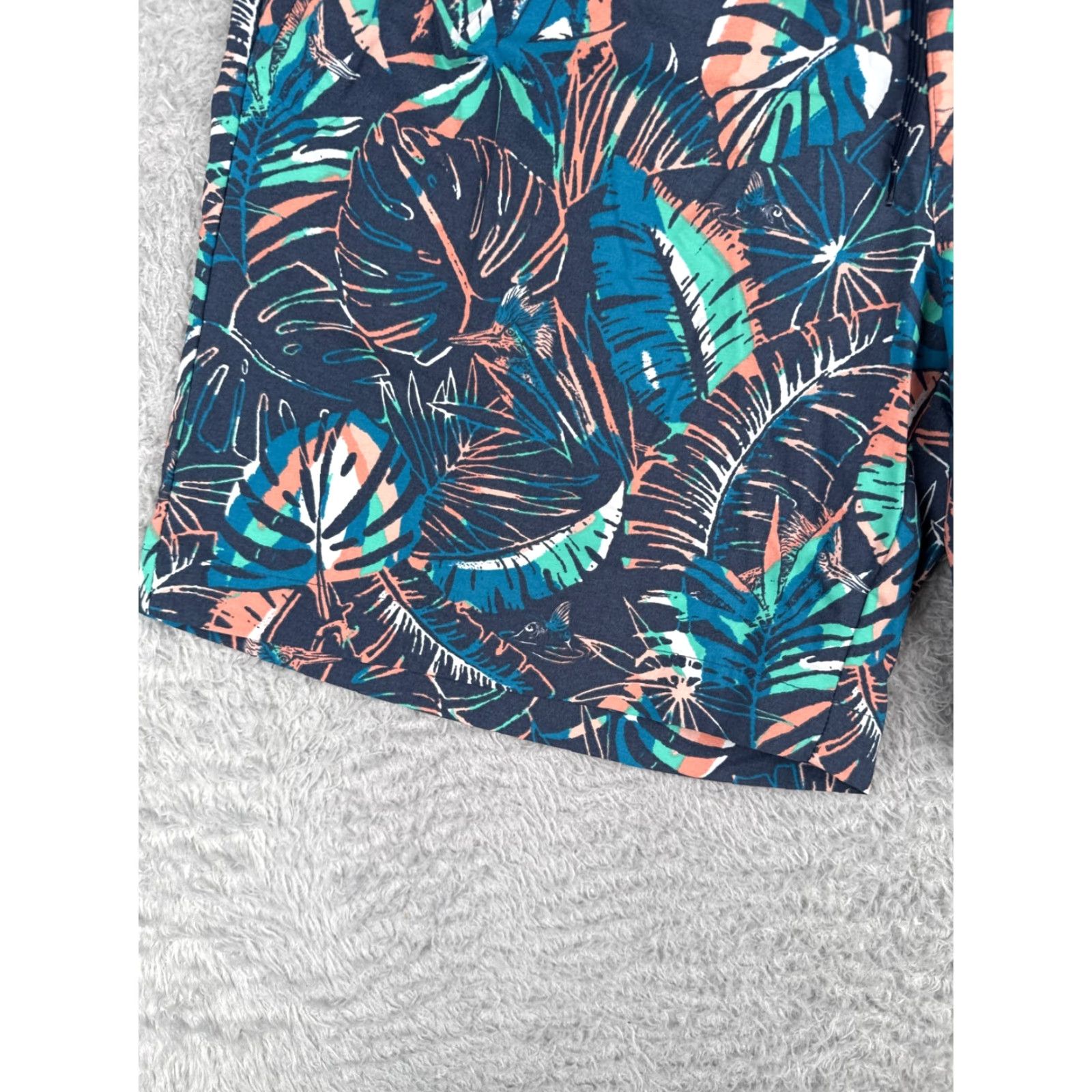 Vintage Columbia Mens Shorts Cargo Knee-Length Blue Nylon Lined 36x8 Regular Waist 36 Inseam Canvas Pockets Zip Casual Travel Outdoor Fishing Boating Kayak Size US 33 - 3 Thumbnail