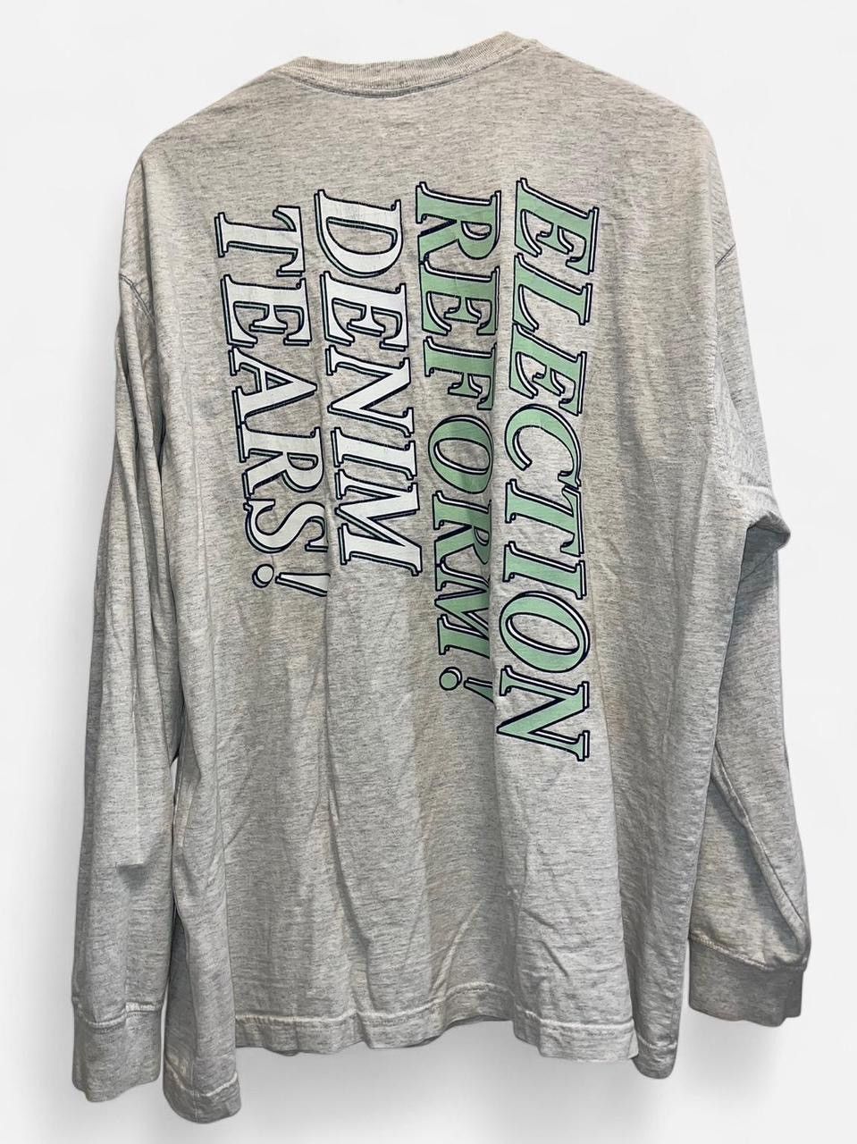 DENIM TEARS Election Reform Denim Tears Carhartt Upcycled Longsleeve Size US XL / EU 56 / 4 - 2 Thumbnail