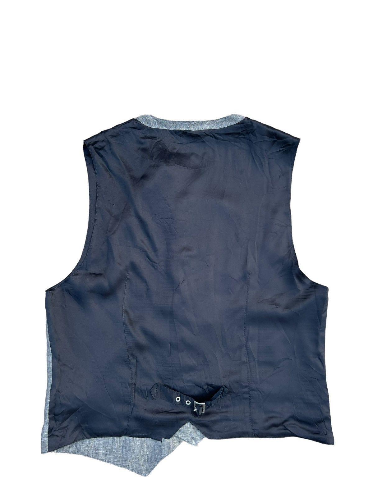 Versace Vintage 90s Gianni Versace Versus Linen Vest Size US M / EU 48-50 / 2 - 4 Thumbnail