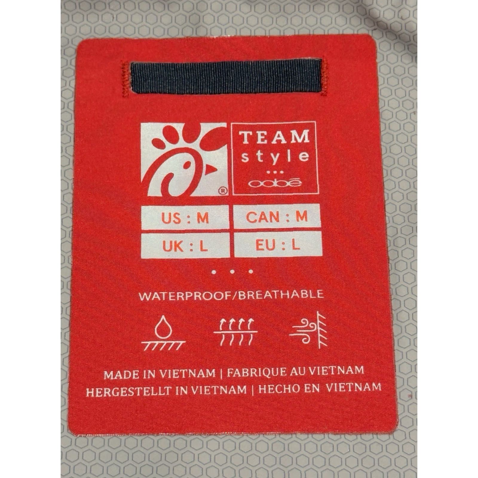 Vintage Chic Fil A Team Jacket Unisex Adults M Red Waterproof Hooded Zip Breathable Softshell Mid-Length Sleeve Jacket Size US M / EU 48-50 / 2 - 8 Thumbnail
