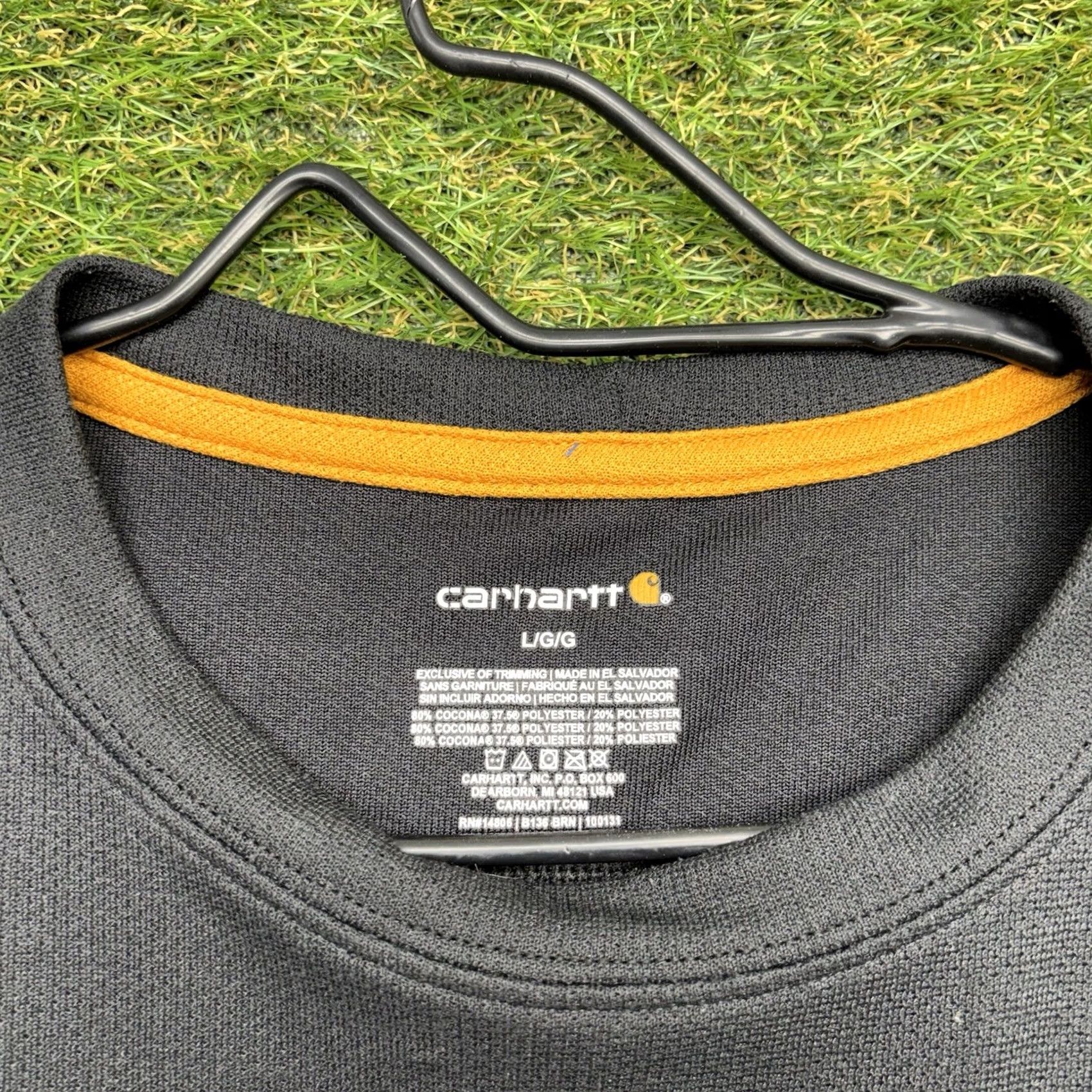 Carhartt Carhartt Force Shirt Mens Large Black Long Sleeve Tee UM0223M Size US L / EU 52-54 / 3 - 3 Thumbnail